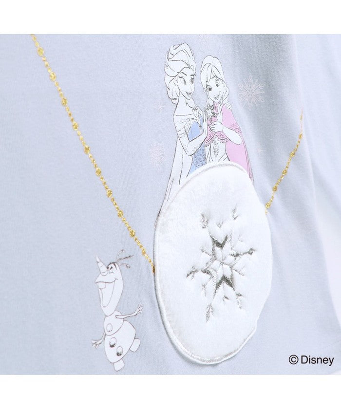ブランシェス branshes 【DisneyCollection/ディズニーコレクション】ポシェット風長袖Tシャツ (アイボリー) アイボリー