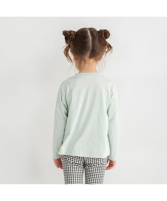 ブランシェス branshes 【DisneyCollection/ディズニーコレクション】ポシェット風長袖Tシャツ (アイボリー) アイボリー