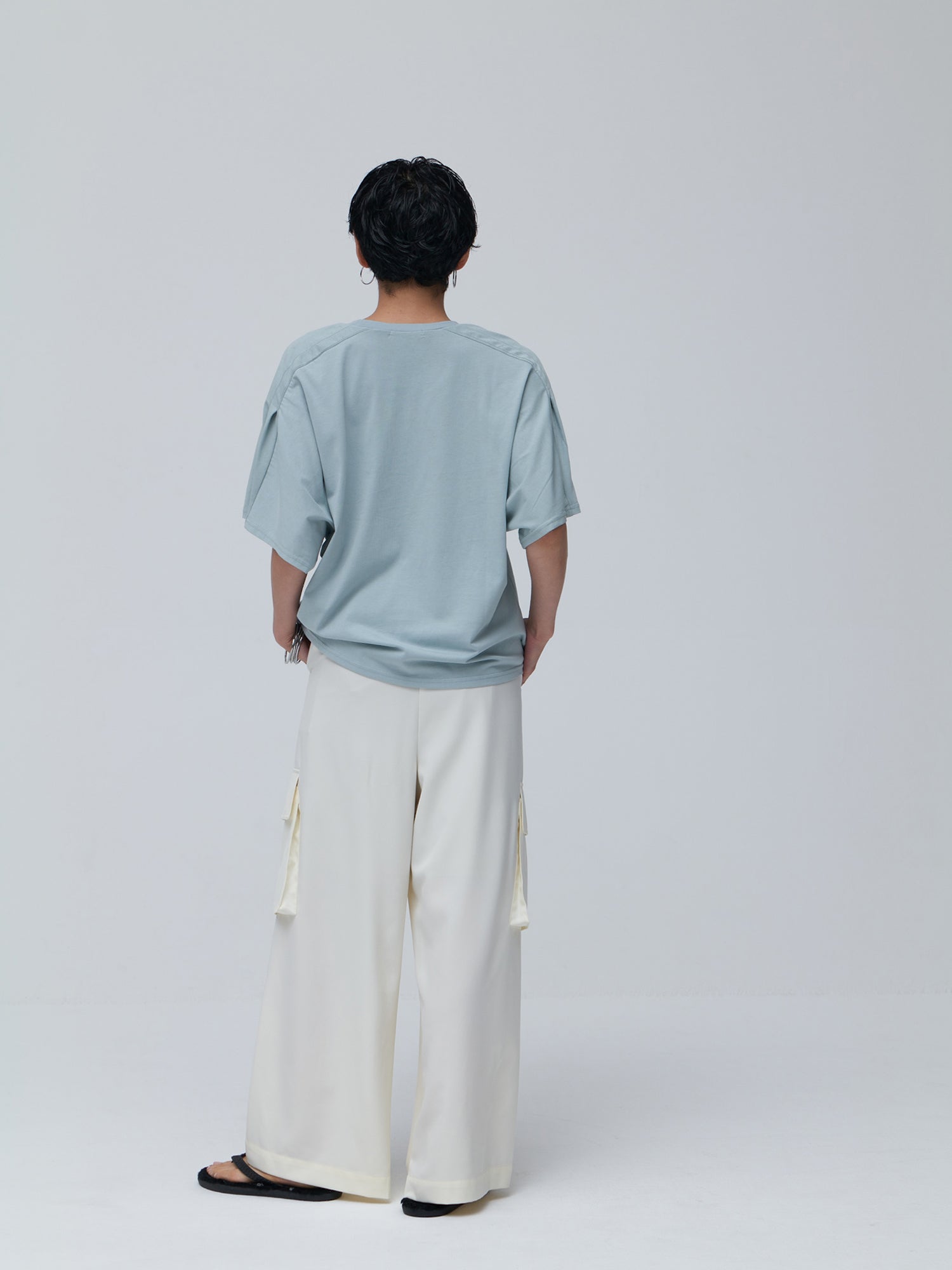 ブラウンアンドストリート Brown&Street さらさらカーゴパンツ (エクリュ) エクリュ