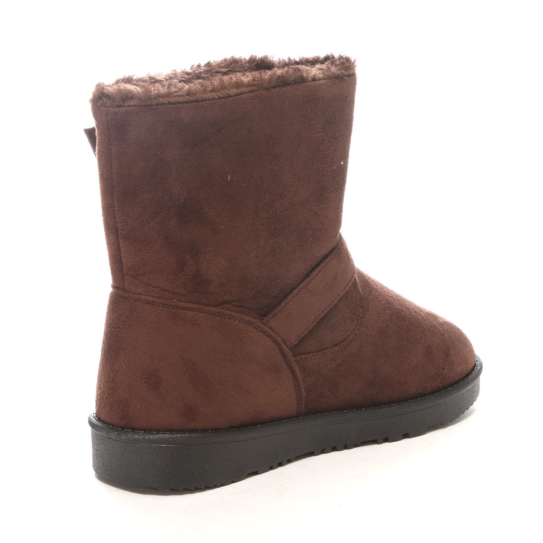 BRACCIANO Men's Shearling Boots, Engineer Shearling Boots with Secret In-Heel