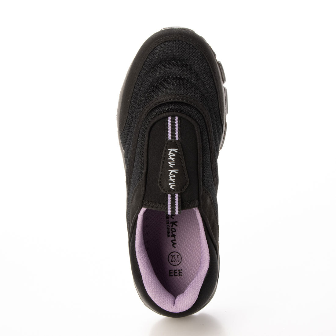 ブラッチャーノ BRACCIANO KaruKaruかるかるリラックス スリッポンスニーカー レディース 軽量シューズ (BLACK) BLACK