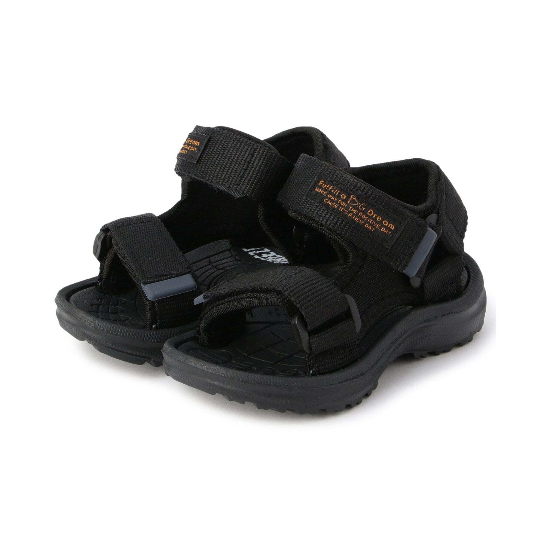 ブリーズ BREEZE アクティブテープサンダル (ブラック) ブラック