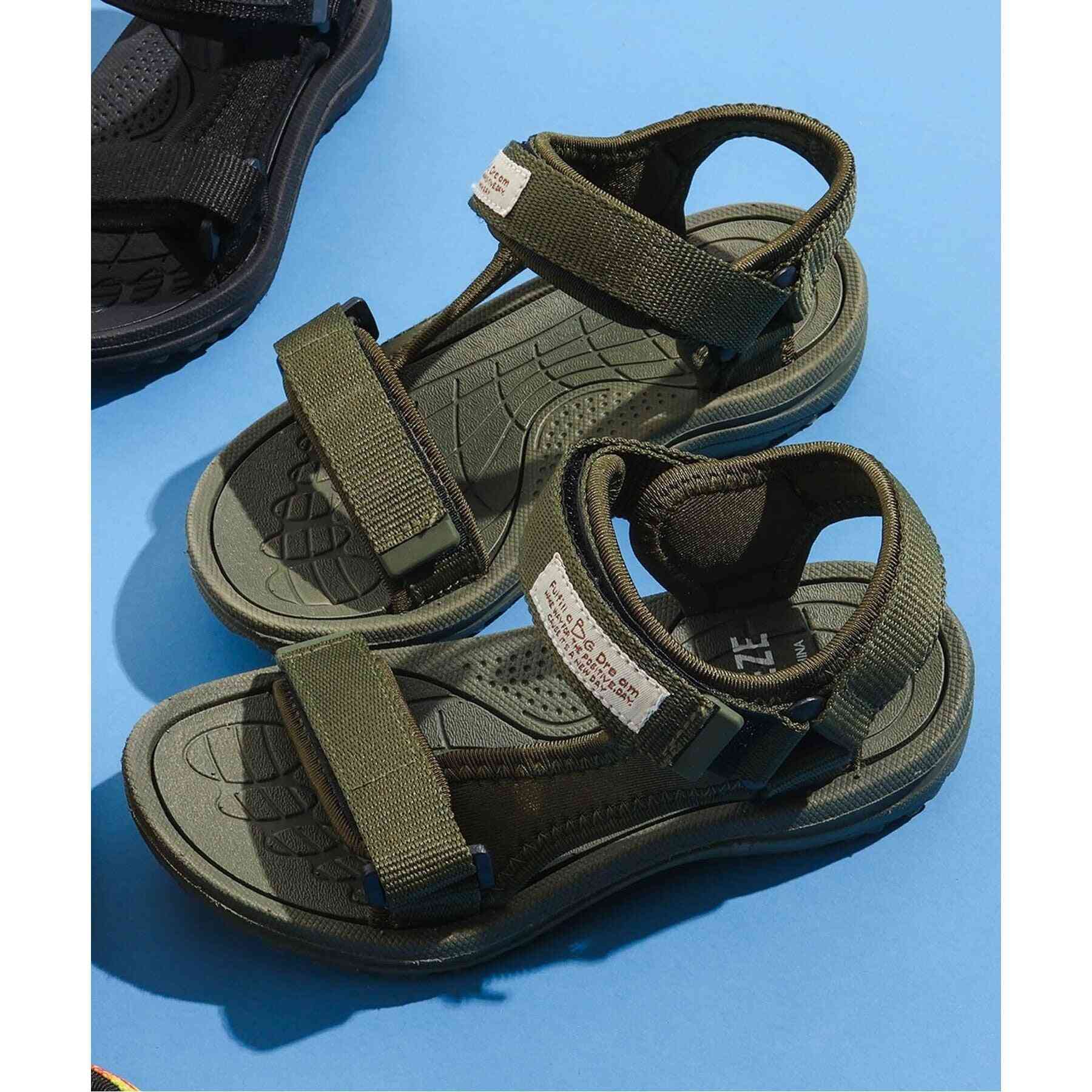 ブリーズ BREEZE アクティブテープサンダル (カーキ) カーキ