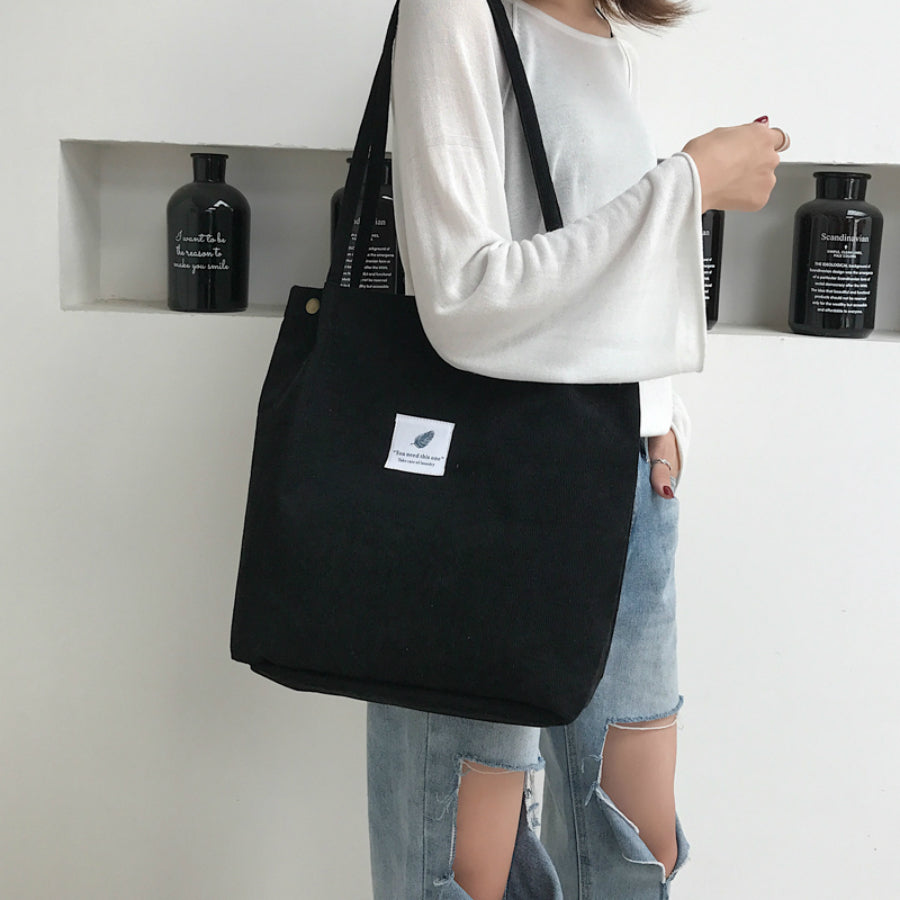 ベストストア Beststore レディースファッション通販バッグ トートバッグ レディースコーデュロイ ショルダーバッグかわいい/ おしゃれ/ 通学 /おすすめ / 大人気/人気/トートバック