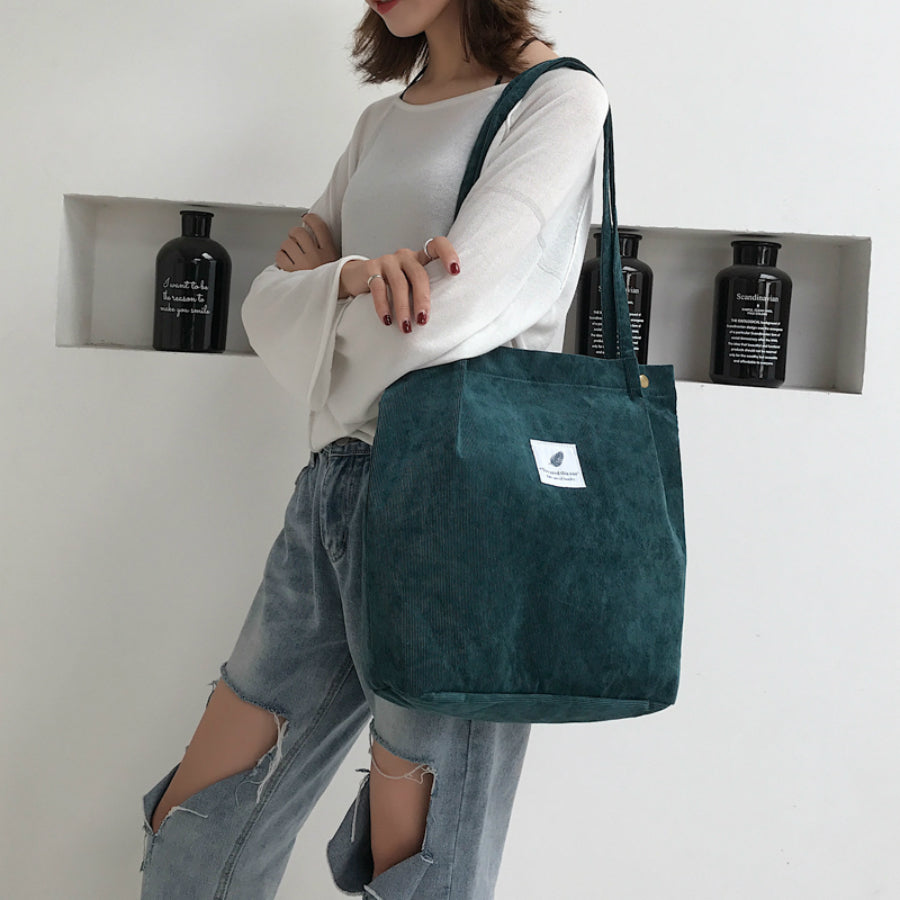 ベストストア Beststore レディースファッション通販バッグ トートバッグ レディースコーデュロイ ショルダーバッグかわいい/ おしゃれ/ 通学 /おすすめ / 大人気/人気/トートバック