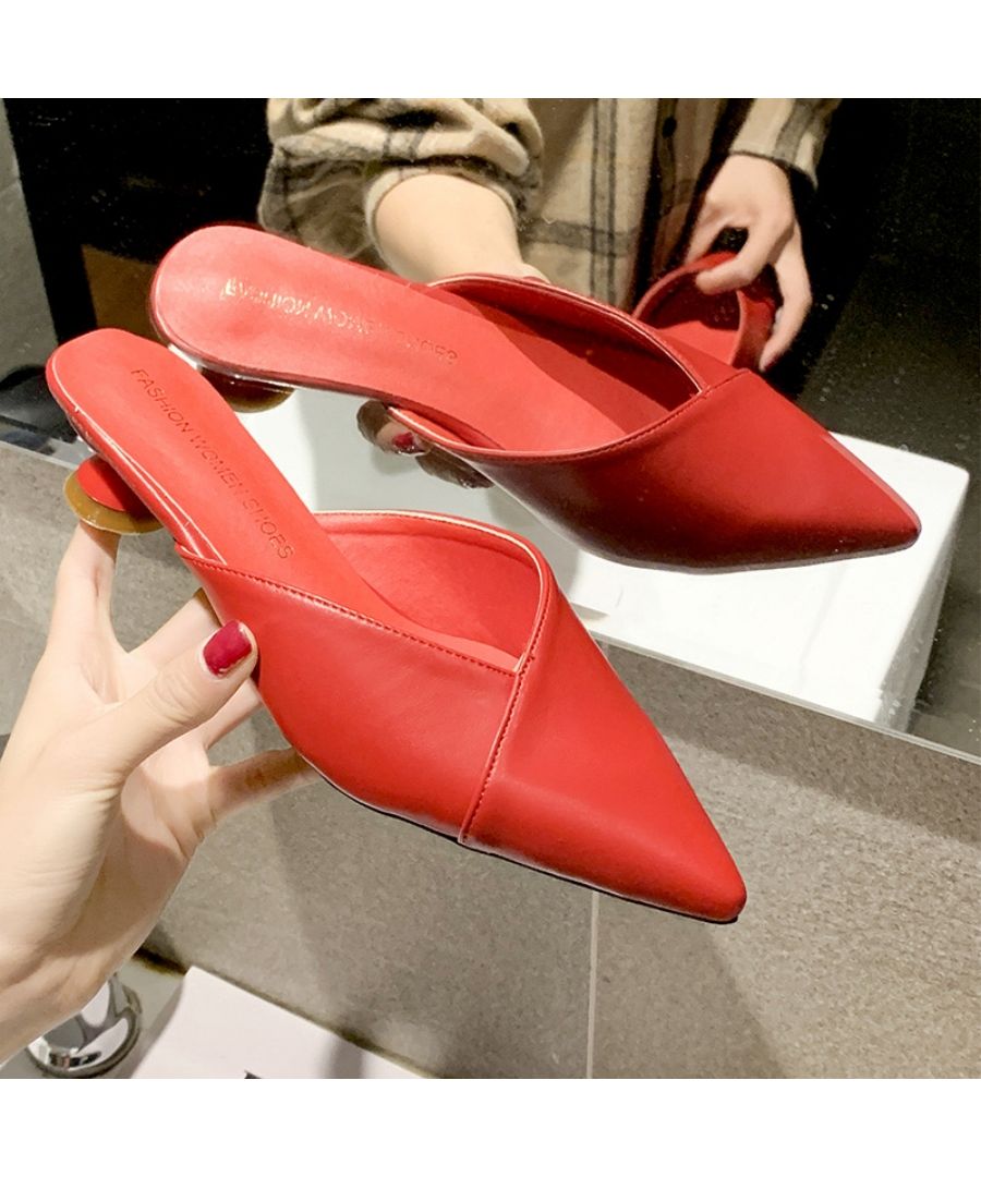 ベストストア Beststore 韓国 ミュール サンダル きれいめ 新作 シューズ ヒール カジュアル 夏 パンプス ポインテッドトゥ サボサンダル かかとなしパンプス 春夏 ヒール4cm レ