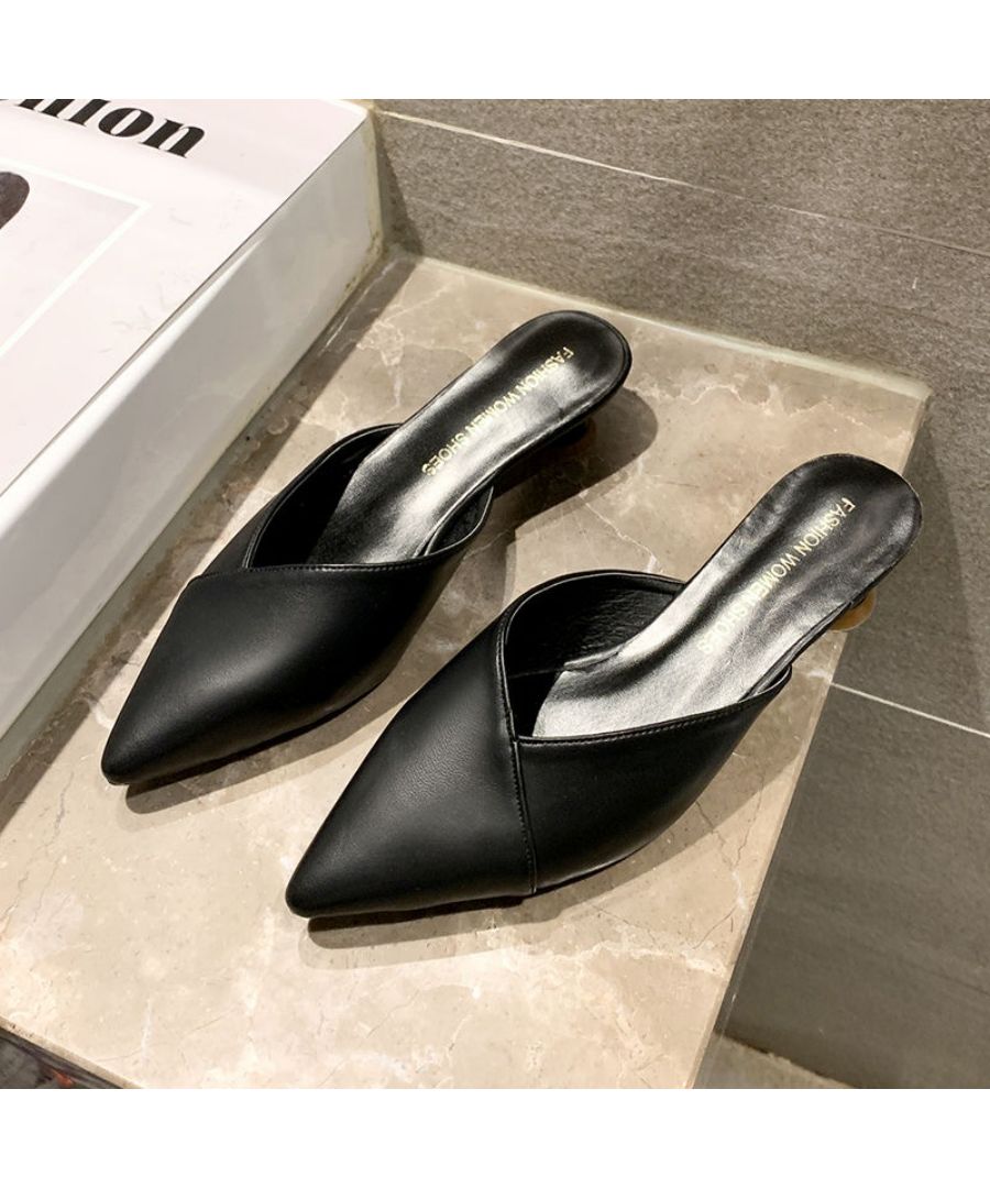 ベストストア Beststore 韓国 ミュール サンダル きれいめ 新作 シューズ ヒール カジュアル 夏 パンプス ポインテッドトゥ サボサンダル かかとなしパンプス 春夏 ヒール4cm レ