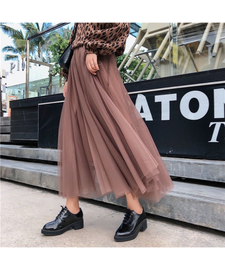 ベストストア Beststore チュールスカート ロング チュールスカート マキシ マキシスカート ウエストゴム ふわっとチュール 春 夏 秋 裏地あり フレアスカート 配色 膝丈 無地 ロン (ホワイト) ホワイト