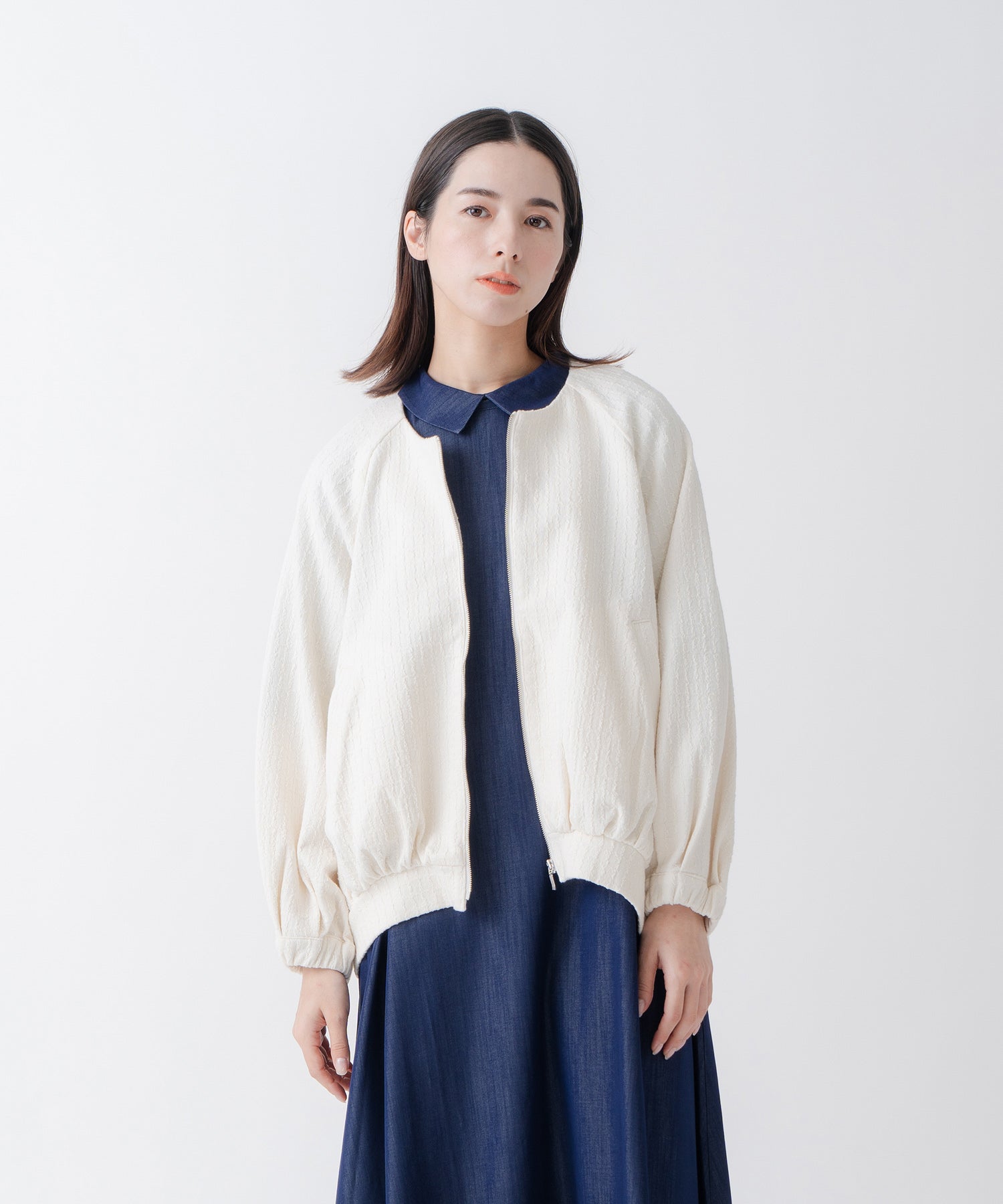 ケレン Kelen 「KELEN/ケレン」ジャカードノーカラージャケット (OFF) OFF