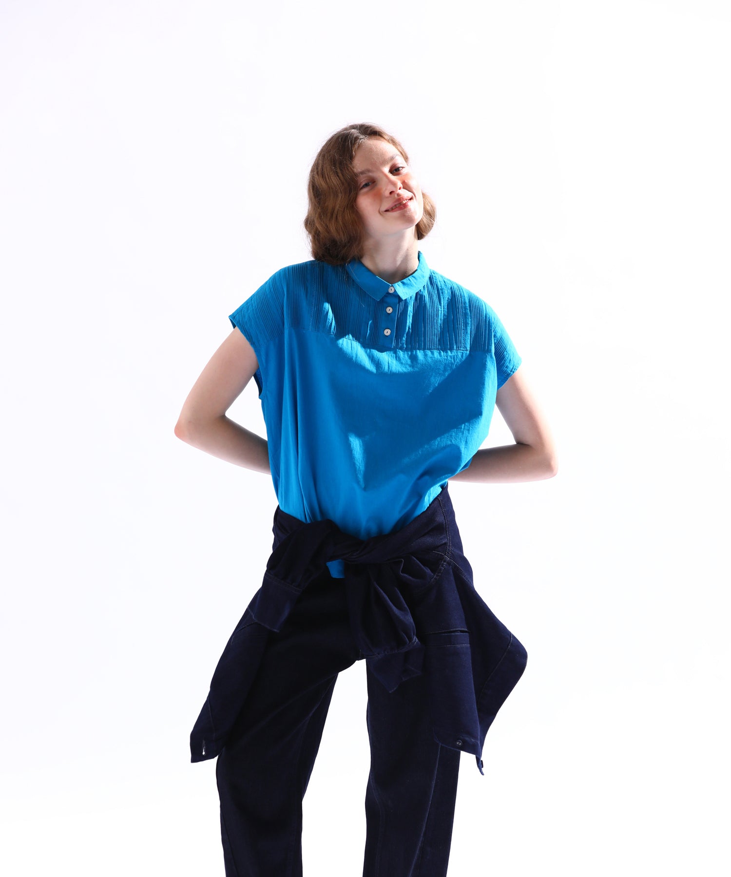 ケレン Kelen 「KELEN/ケレン」ピンタックドレス (YELLOW) YELLOW