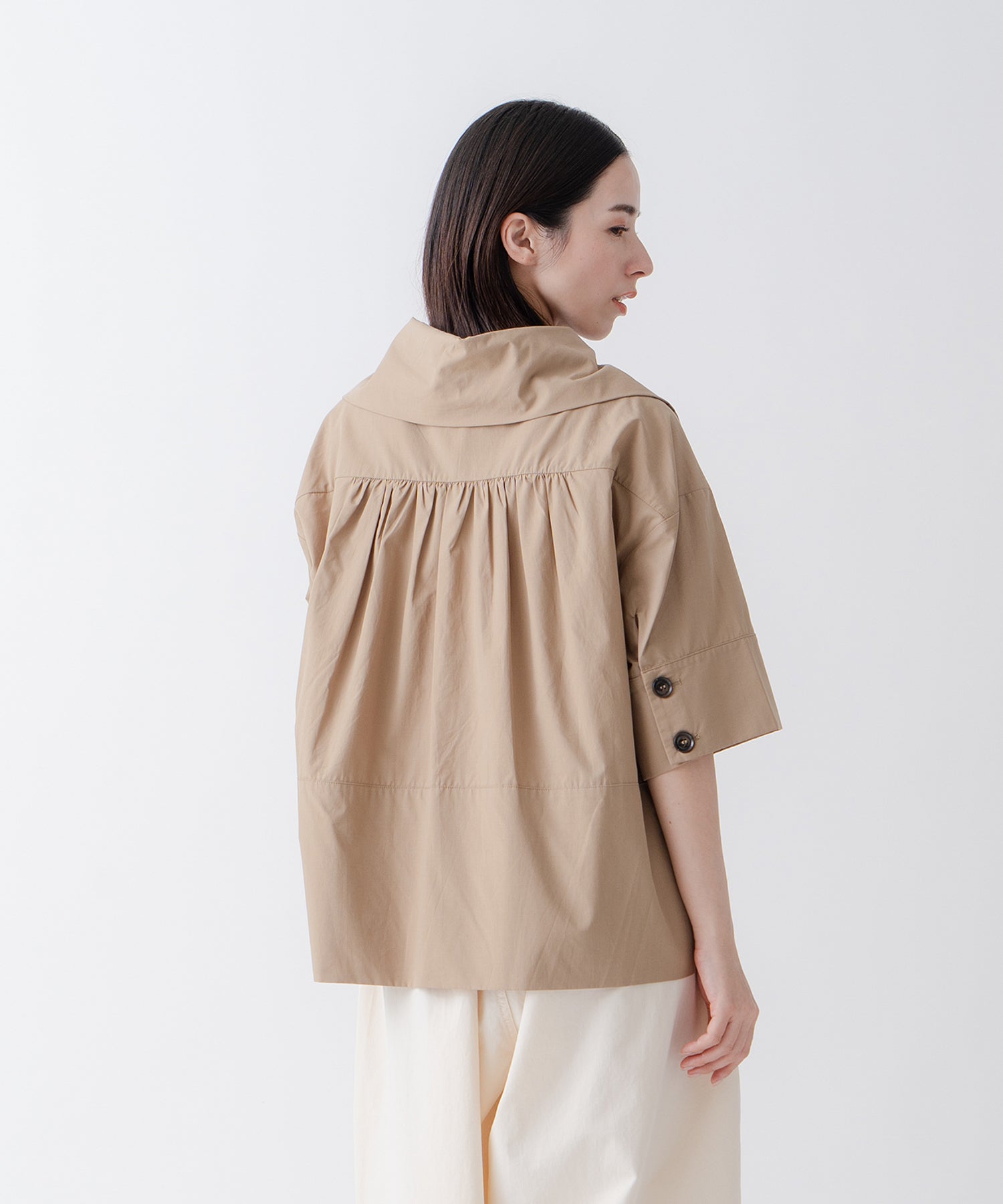 ケレン Kelen 「KELEN/ケレン」ワイドカラートップス (BEIGE) BEIGE