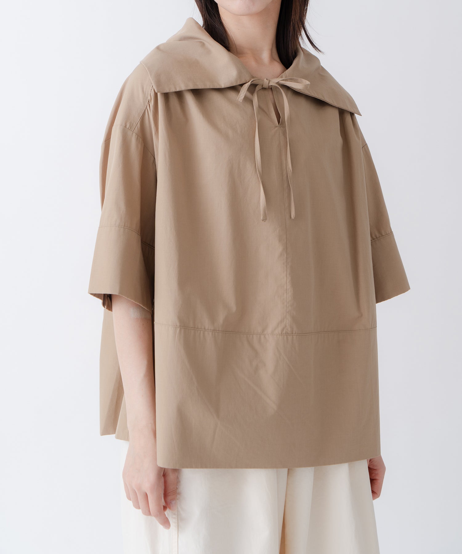 ケレン Kelen 「KELEN/ケレン」ワイドカラートップス (BEIGE) BEIGE