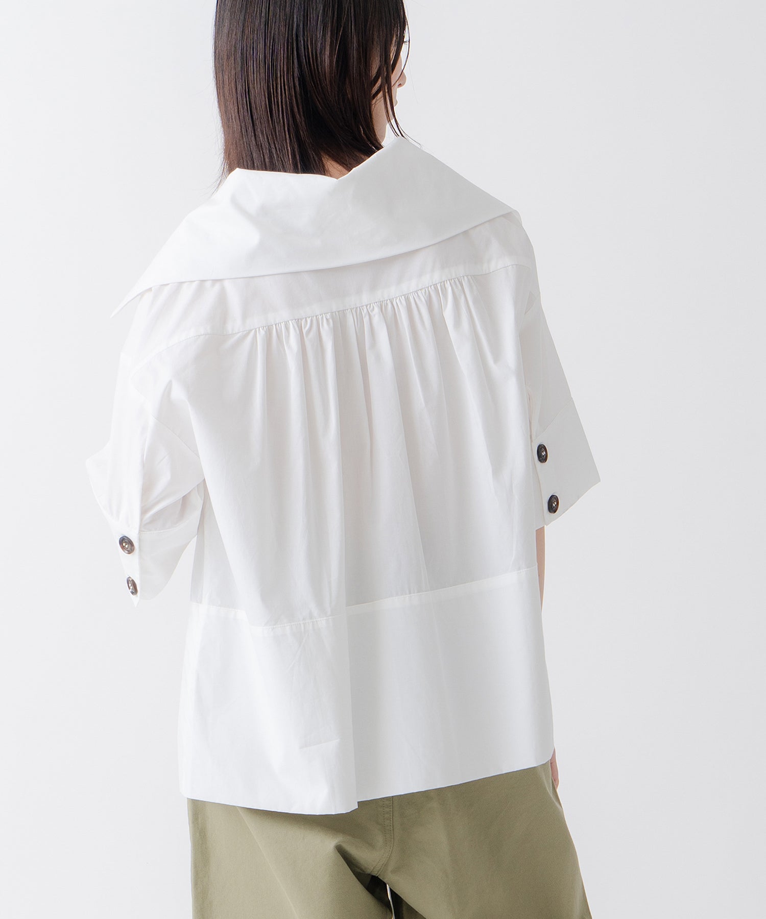 ケレン Kelen 「KELEN/ケレン」ワイドカラートップス (BEIGE) BEIGE