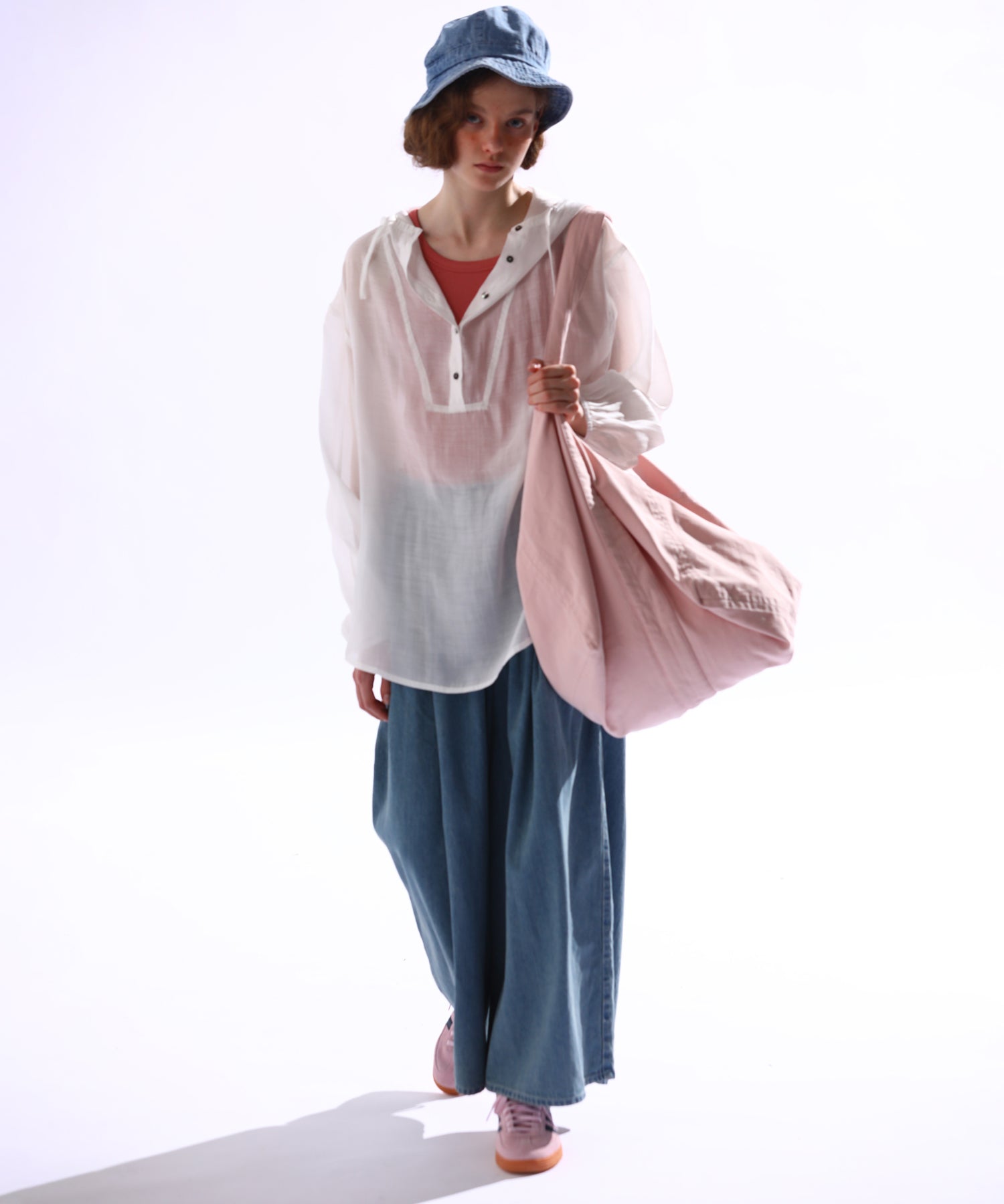 ケレン Kelen 「KELEN/ケレン」シアーアノラックトップス (BROWN) BROWN