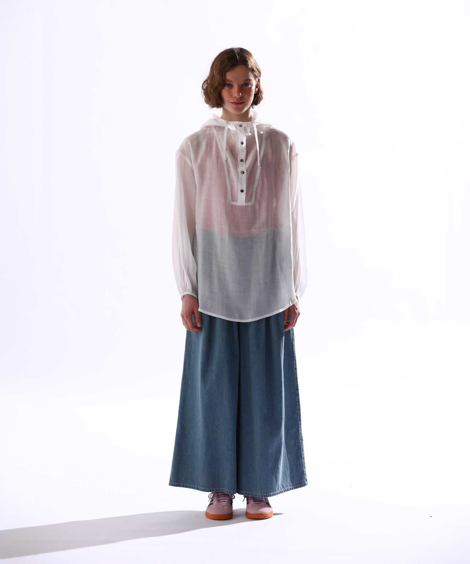 ケレン Kelen 「KELEN/ケレン」シアーアノラックトップス (BROWN) BROWN