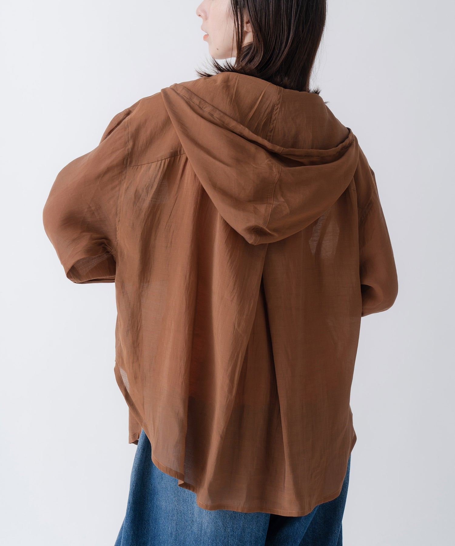 ケレン Kelen 「KELEN/ケレン」シアーアノラックトップス (BROWN) BROWN