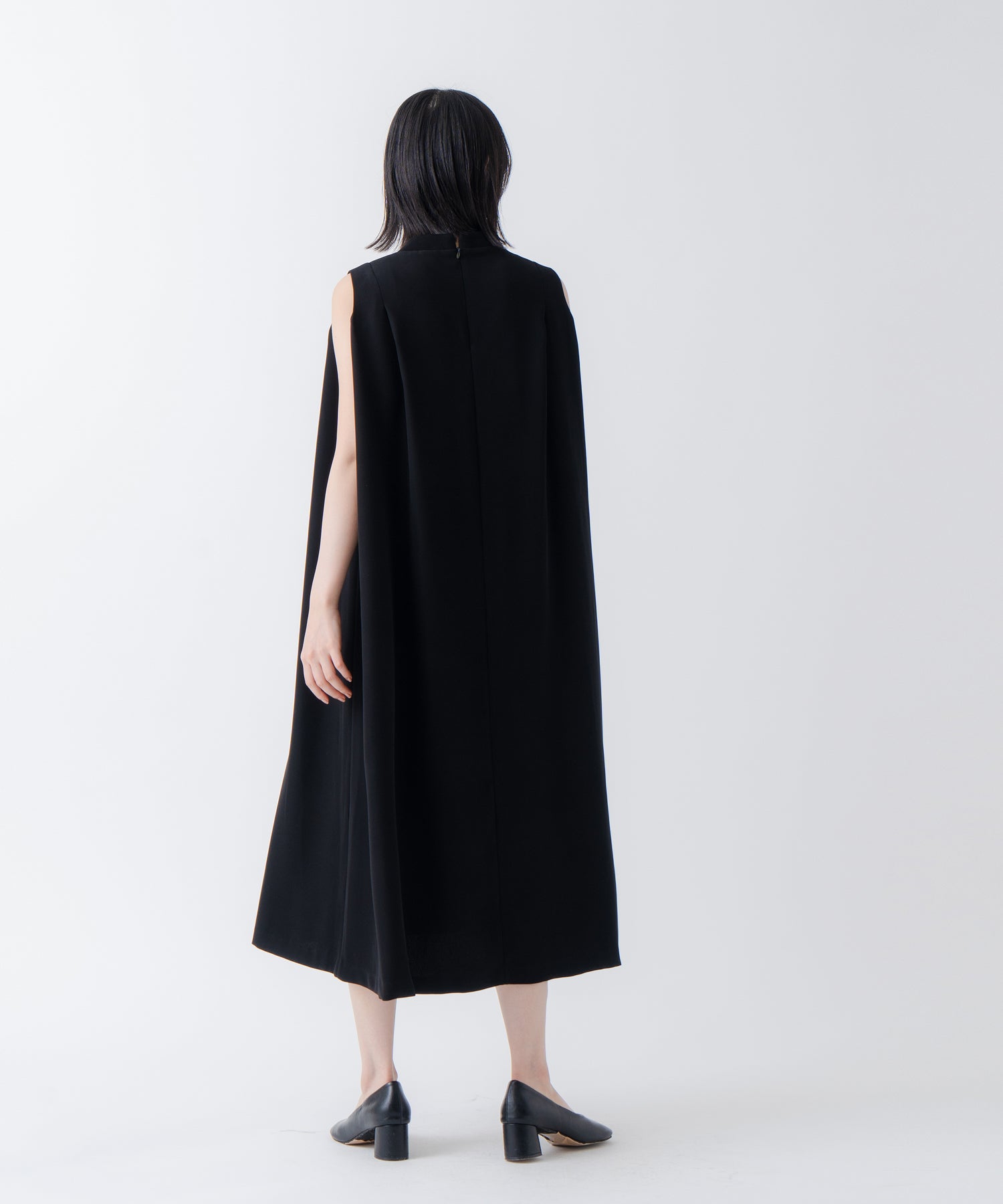 ホワイト whyto. 「WHYTO./ホワイト」タックフレアドレス (NAVY) NAVY