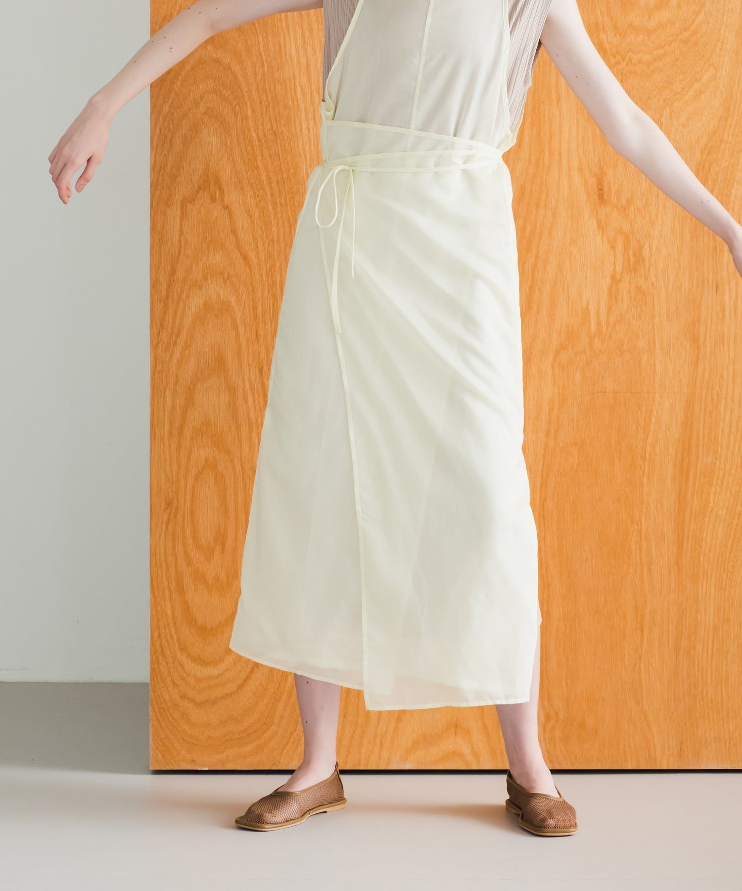 ホワイト whyto. 「WHYTO./ホワイト」ラップコンビドレス