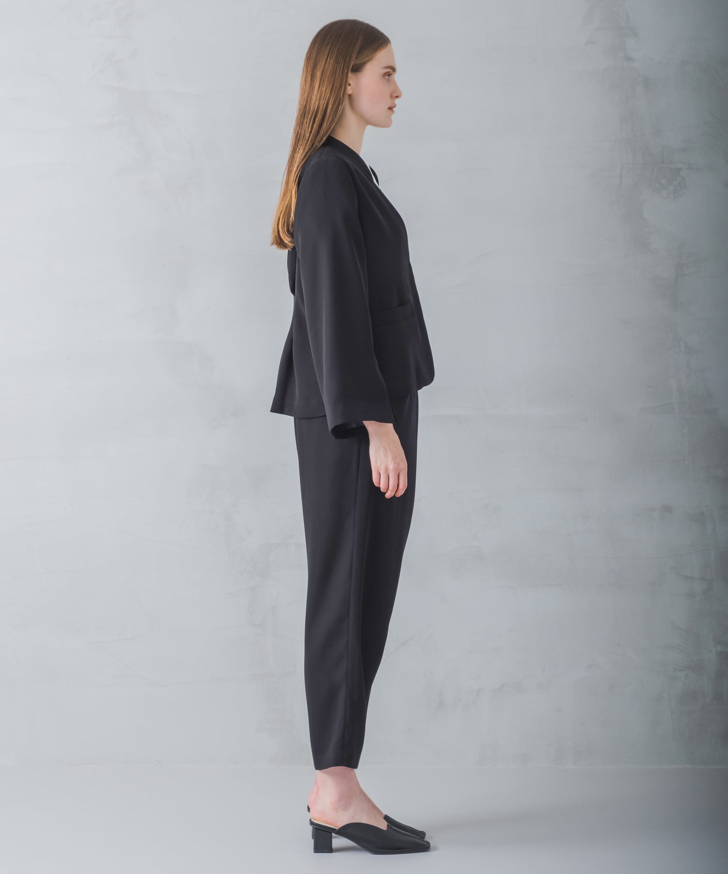 ホワイト whyto. 「WHYTO./ホワイト」スリットスリーブジャケット (NAVY) NAVY