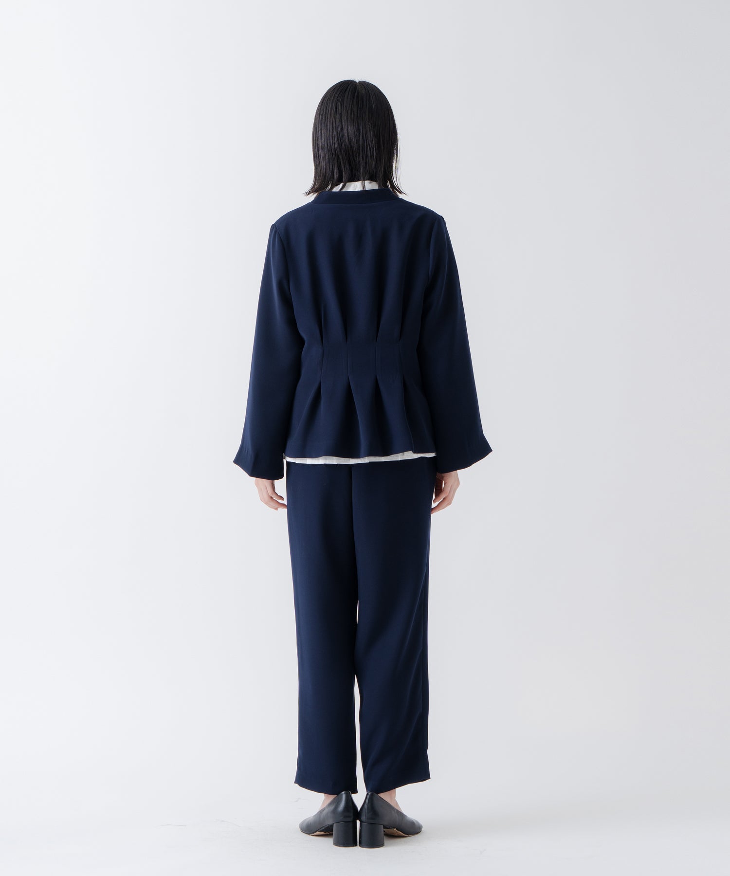ホワイト whyto. 「WHYTO./ホワイト」スリットスリーブジャケット (NAVY) NAVY