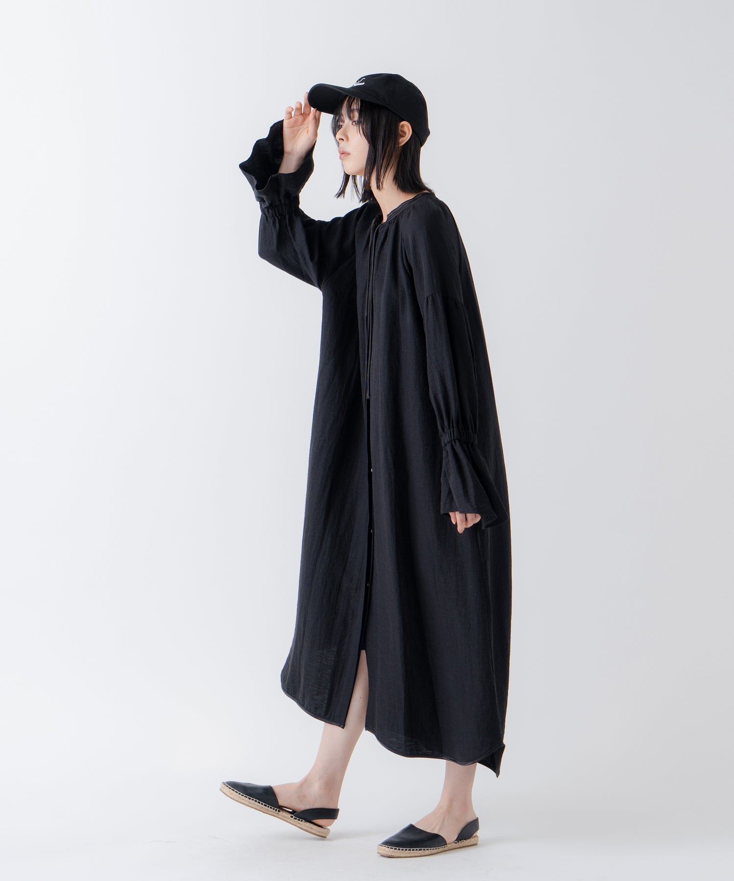 ホワイト whyto. 「WHYTO./ホワイト」ギャザースモックドレス