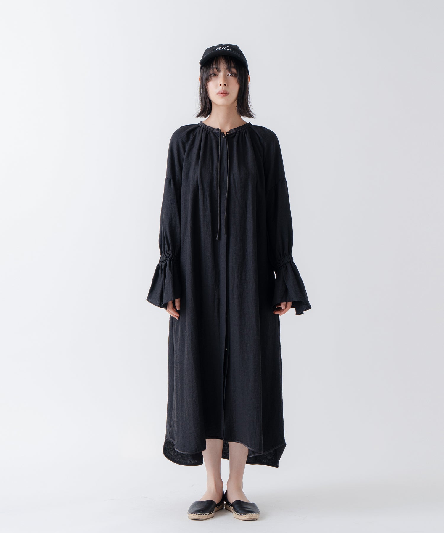 ホワイト whyto. 「WHYTO./ホワイト」ギャザースモックドレス