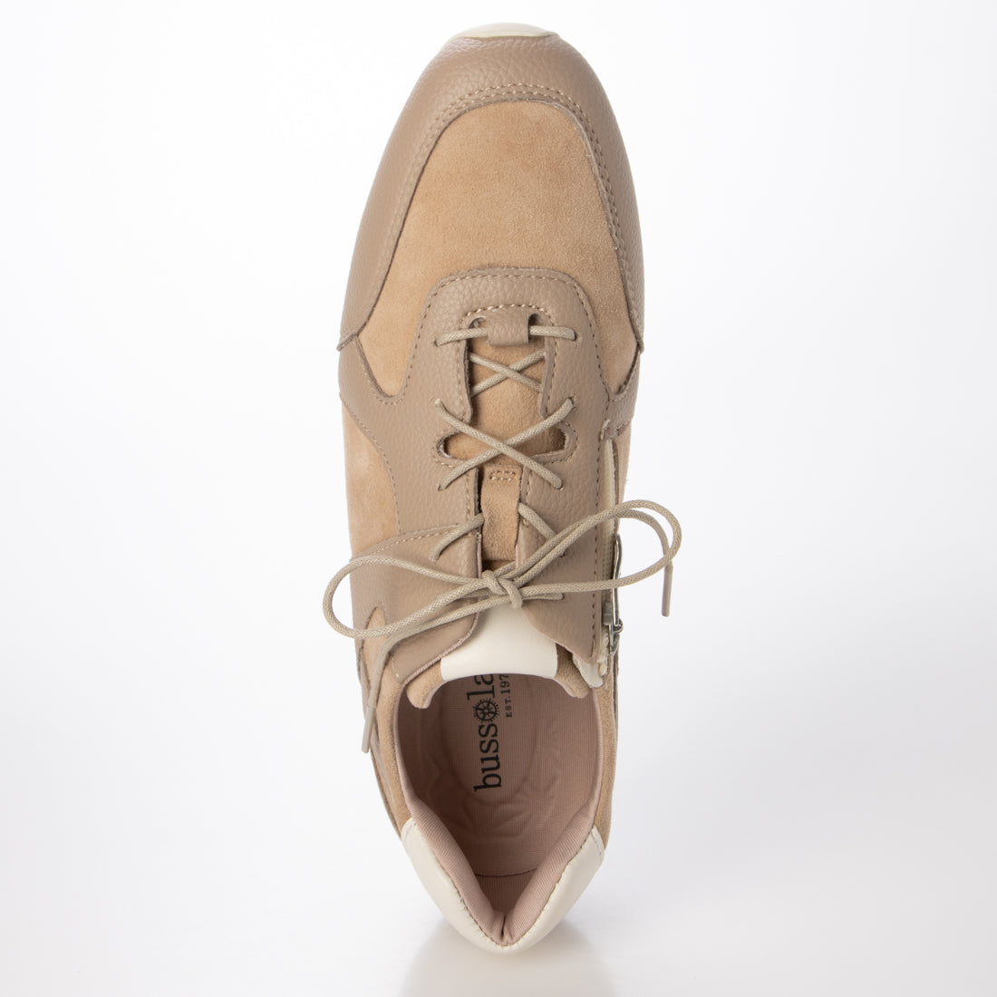 ブソラ bussola bussolaブソラ PADUA 本革スニーカーリーナ (Beige) Beige