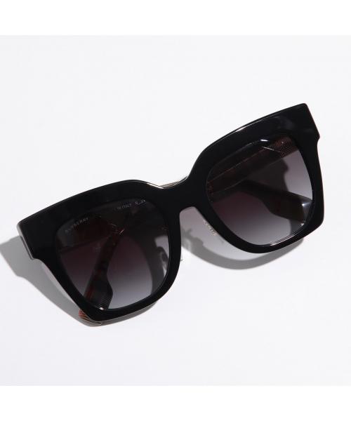 バーバリー BURBERRY BURBERRY サングラス B 4364-F バタフライ型 フルリム (3942/8G/ブラック×グレー) 3942/8G/ブラック×グレー