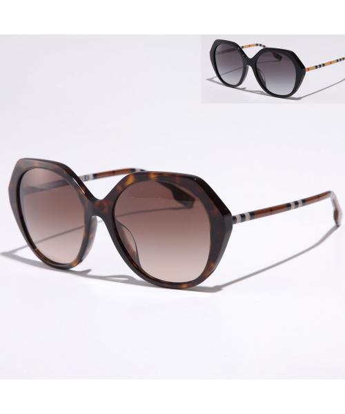 バーバリー BURBERRY BURBERRY サングラス B 4375-F ポリゴン型 バタフライ型 (4017/13/ブラウン) 4017/13/ブラウン