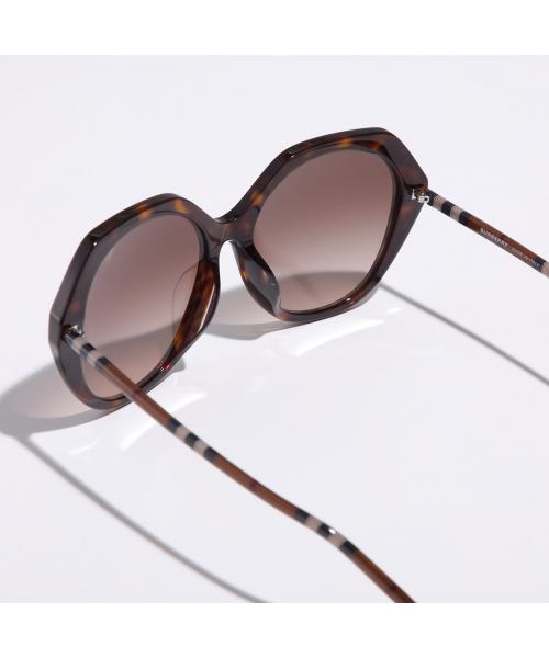 バーバリー BURBERRY BURBERRY サングラス B 4375-F ポリゴン型 バタフライ型 (4017/13/ブラウン) 4017/13/ブラウン
