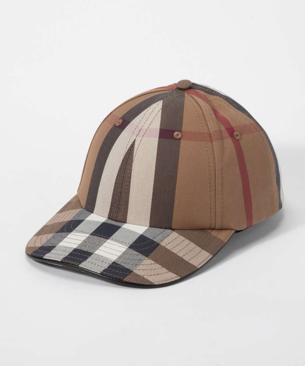 Burberry 8056080 Cap for Men and Women, Vintage Check Baseball Cap, Co