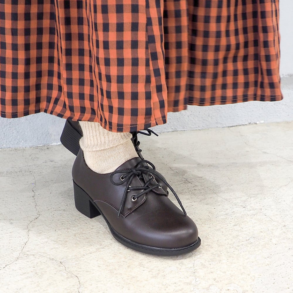 バイアシナガオジサン by あしながおじさん カジュアルレースアップシューズ (コーヒー) コーヒー