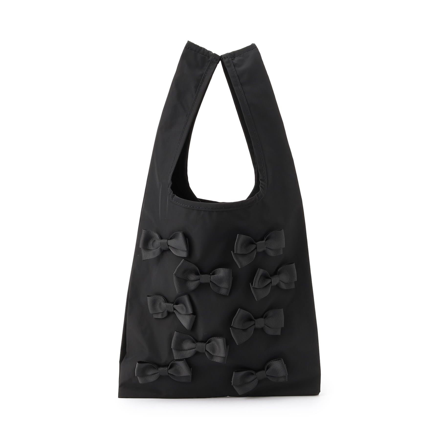 クチュール ブローチ Couture Brooch メニーリボン エコバッグ,ブラック(019)