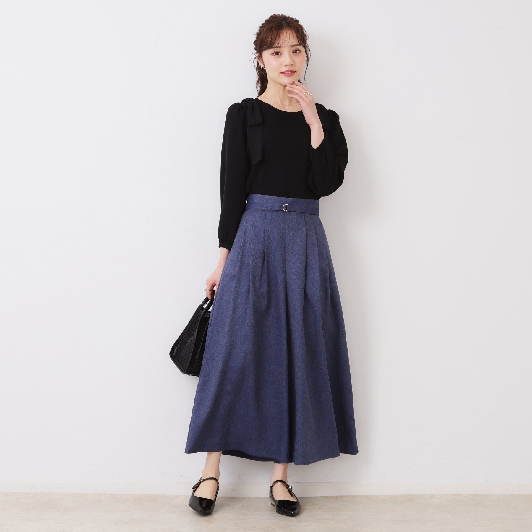 Couture Brooch Couture Brooch 肩部蝴蝶結雪紡襯衫