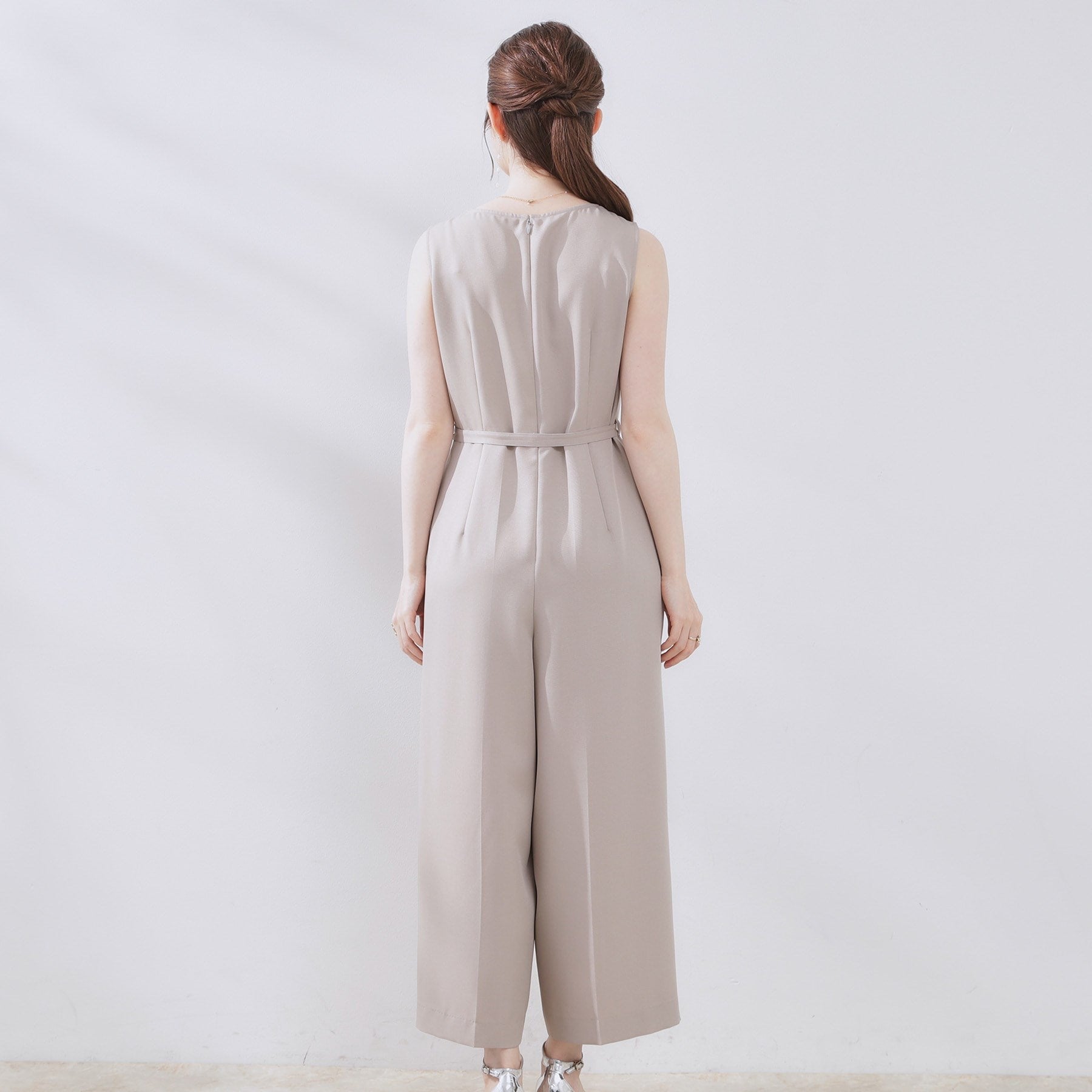 クチュール ブローチ Couture Brooch レース切替デザインオールインワン (ブラック(019)) ブラック(019)