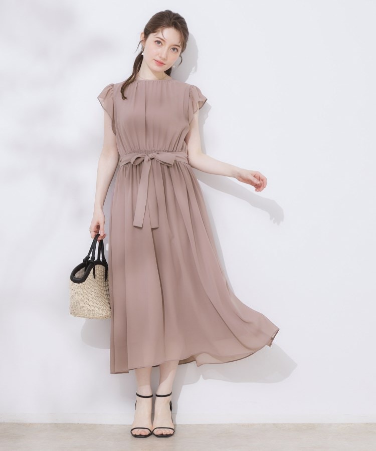 クチュール ブローチ Couture Brooch フリルスリーブワンピース (ブルー(092)) ブルー(092)