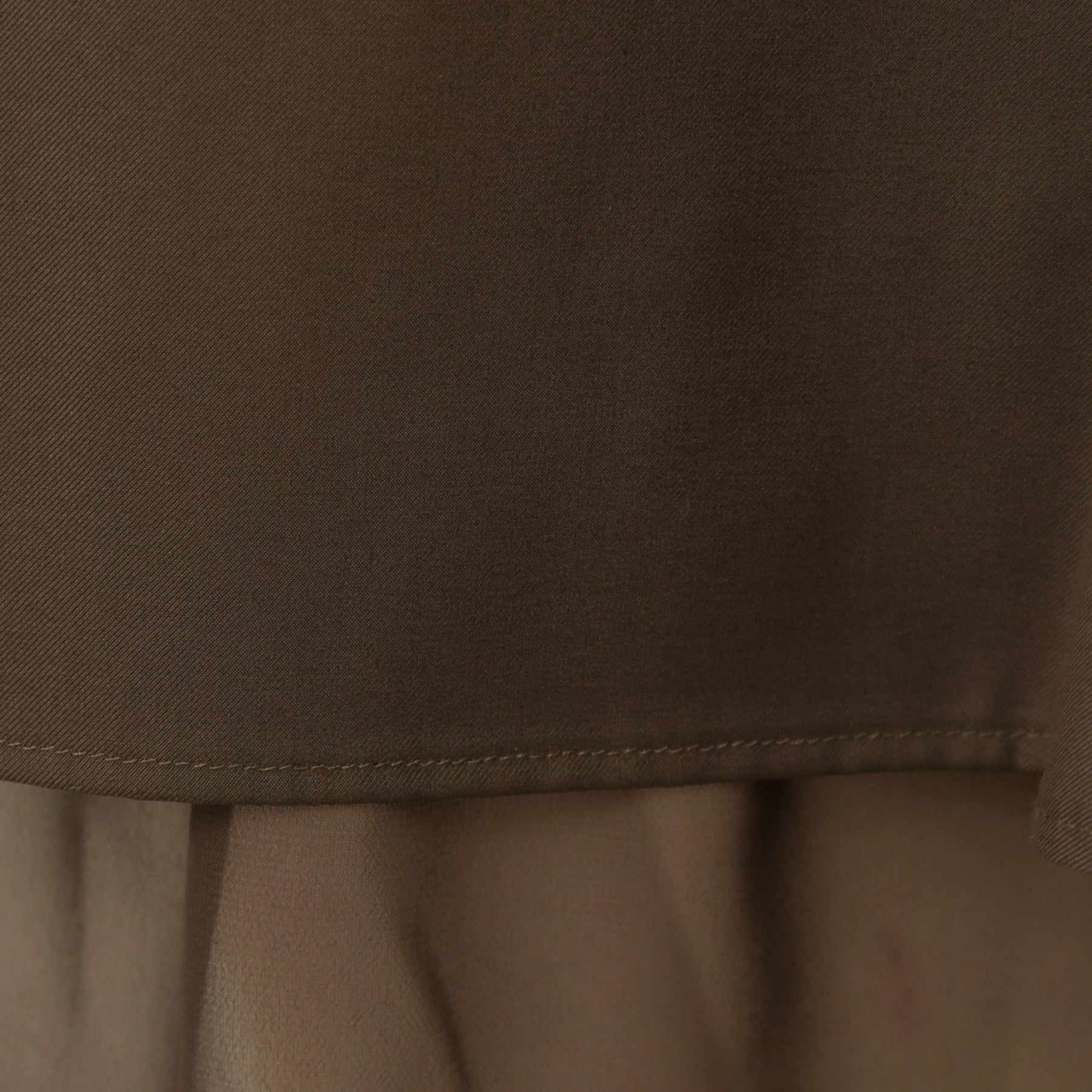 クチュール ブローチ Couture Brooch 裾シアーフレアスカート (ブラウン(044)) ブラウン(044)