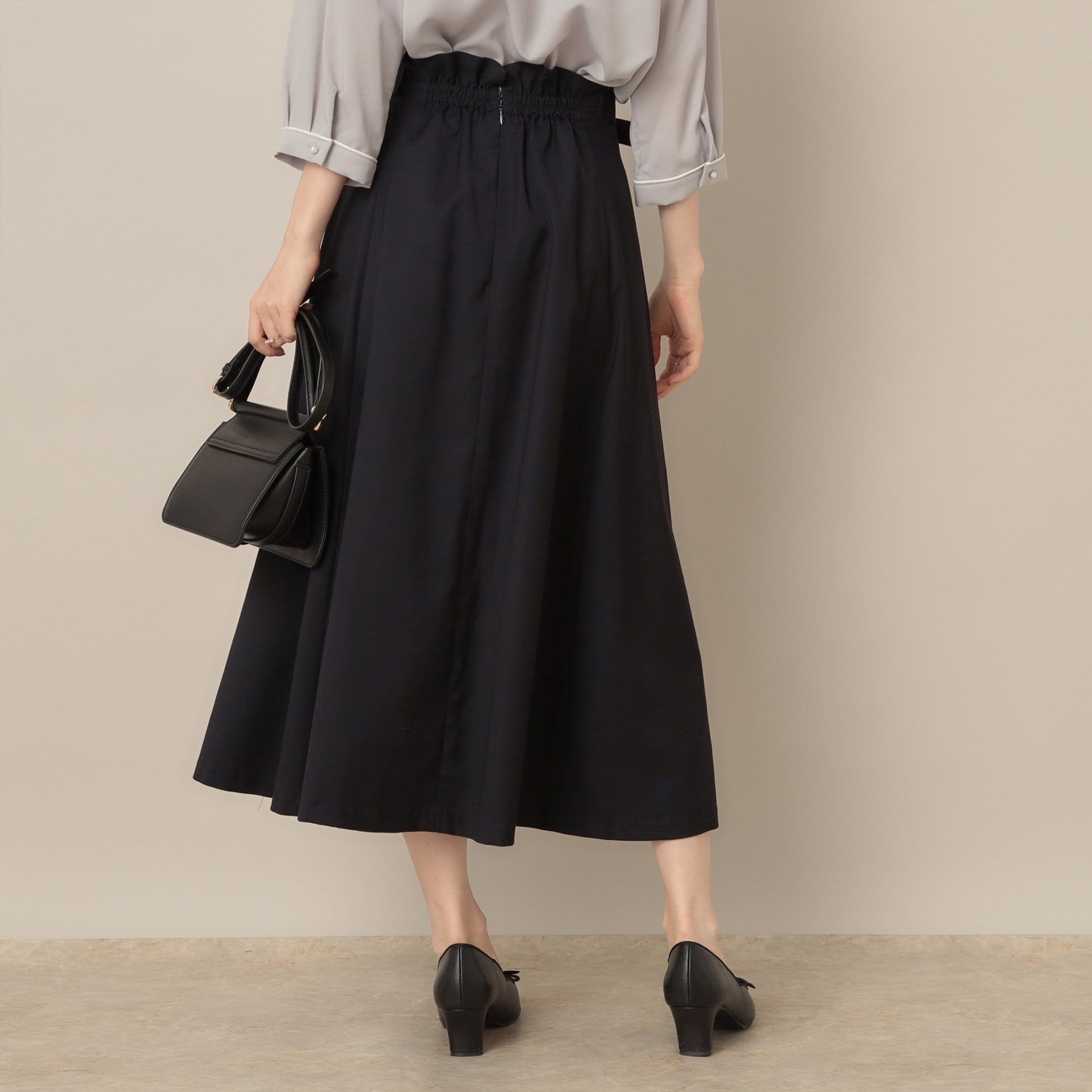 クチュール ブローチ Couture Brooch スカラウエスト サイドベルト パネルスカート (アイボリー(004)) アイボリー(004)