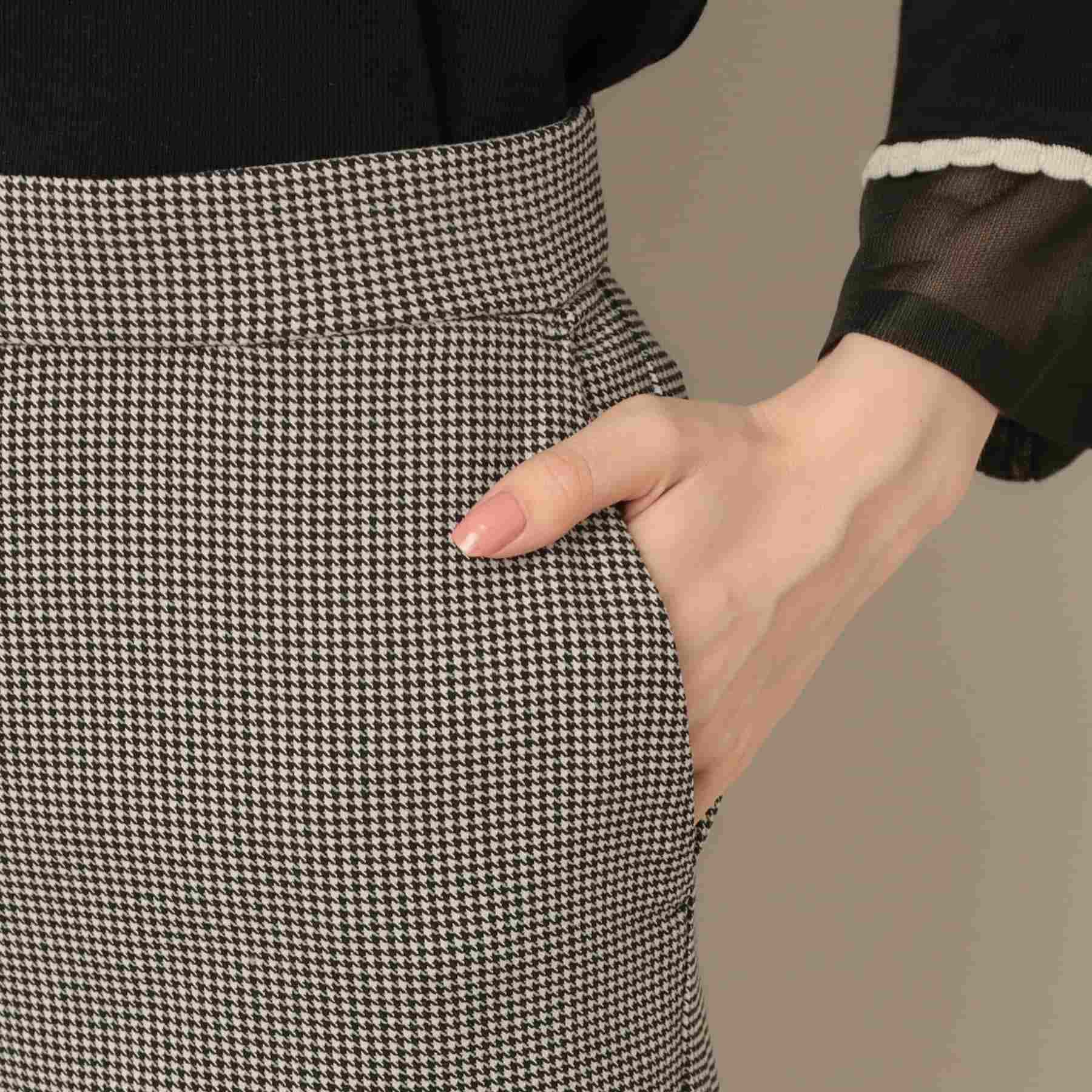 クチュール ブローチ Couture Brooch ポイントパール調ハイパーストレッチパンツ (ネイビー(094)) ネイビー(094)