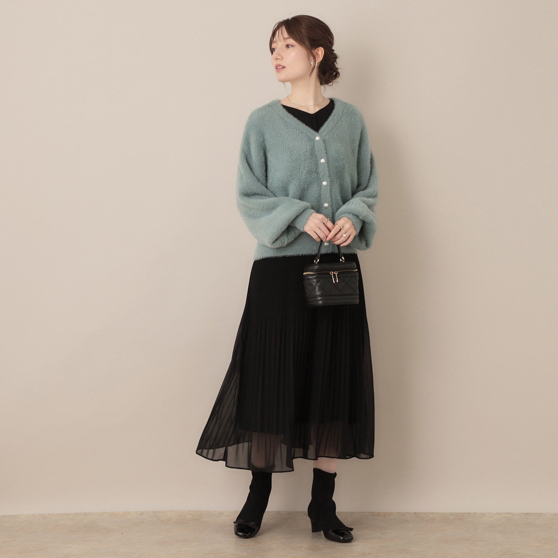 クチュール ブローチ Couture Brooch フェザーカーディトップス (トープ(054)) トープ(054)