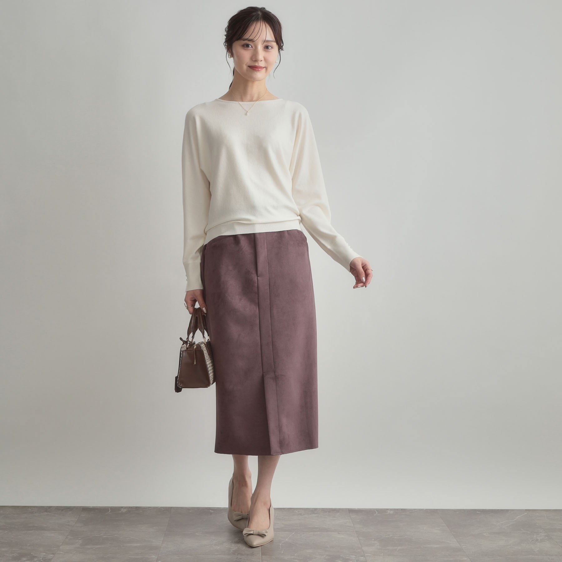 クチュール ブローチ Couture Brooch バックパール調ニット (ブラウン(043)) ブラウン(043)