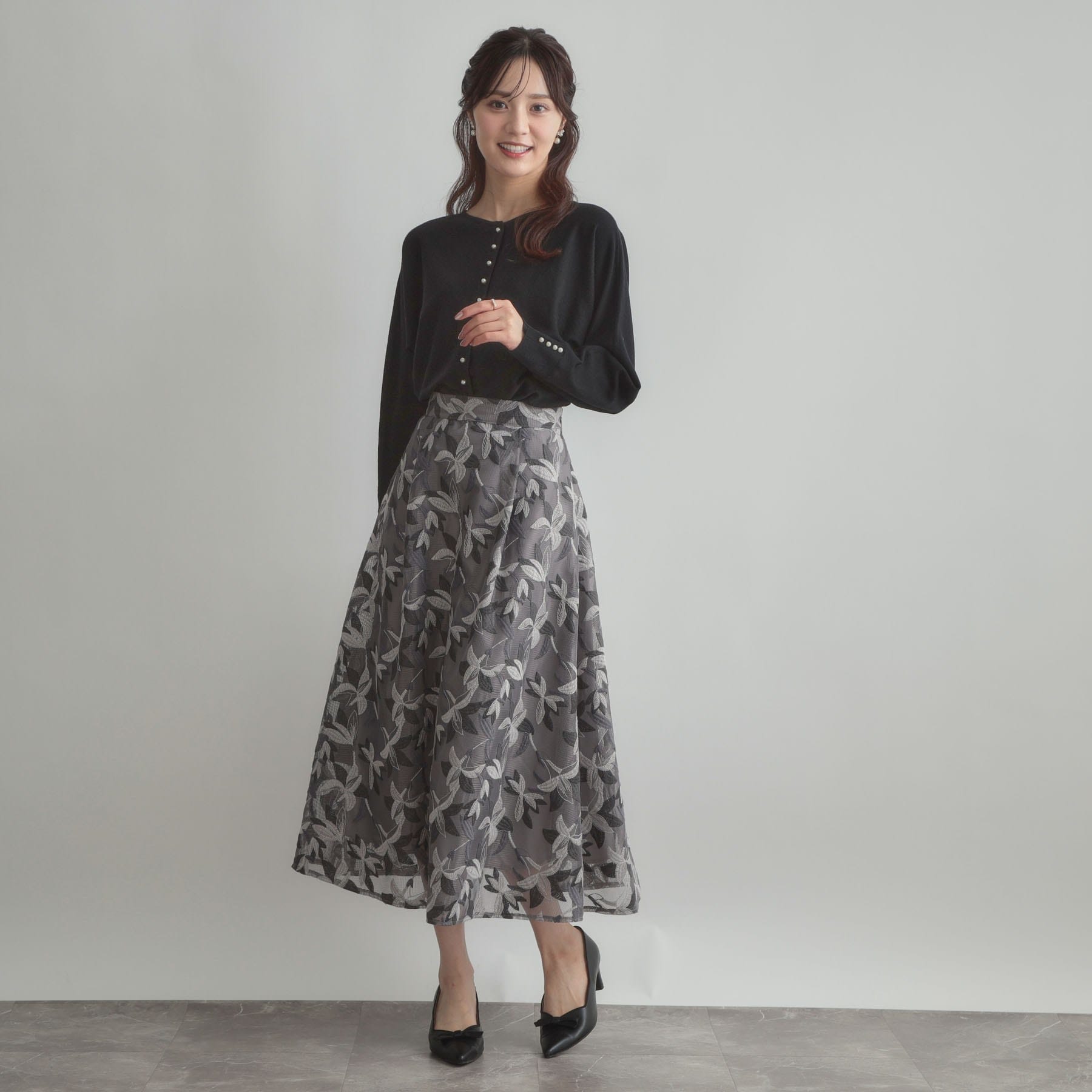 クチュール ブローチ Couture Brooch バックパール調ニット (ブラウン(043)) ブラウン(043)