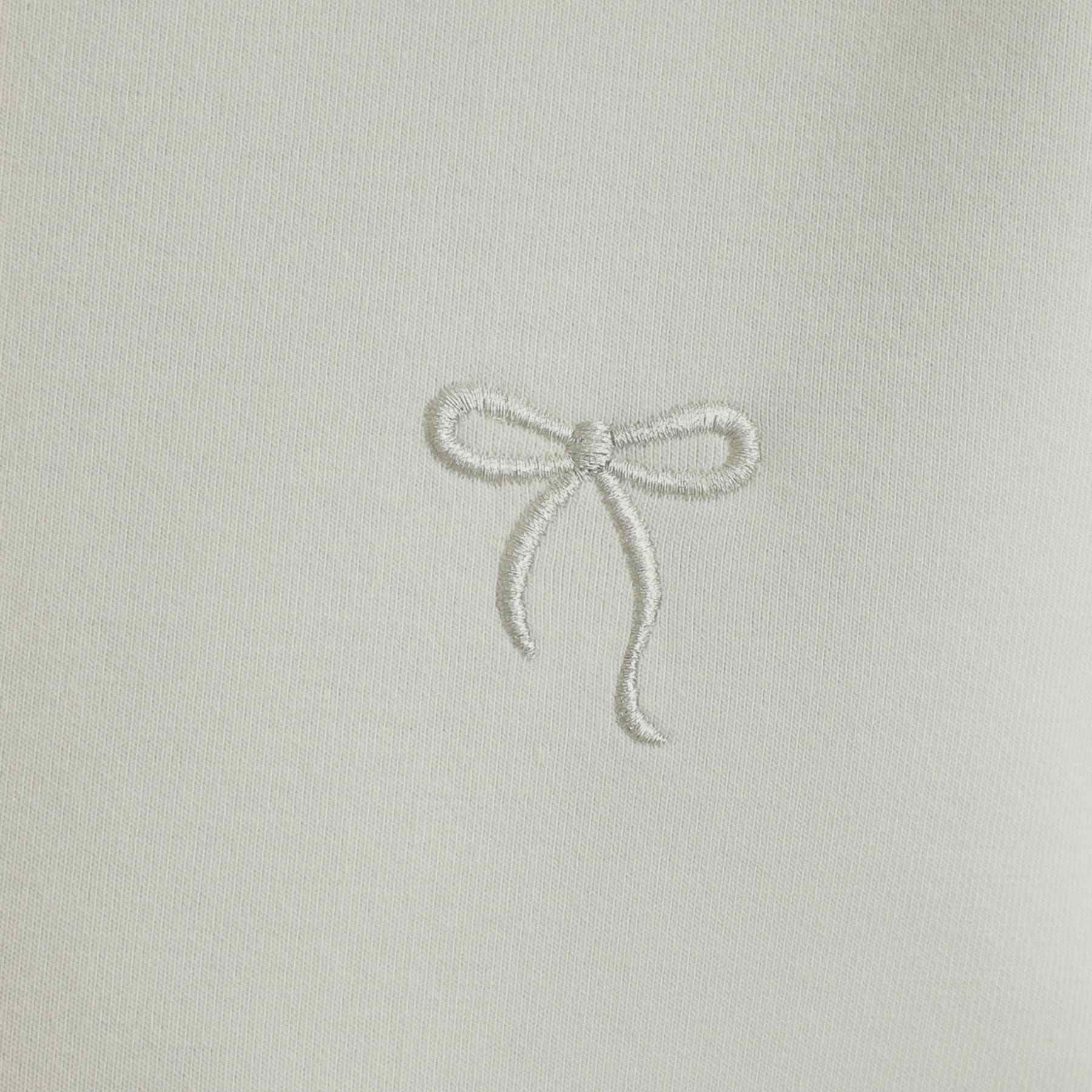 クチュール ブローチ Couture Brooch リボン刺繍ダンボールZIPフーディ (ブラック(019)) ブラック(019)