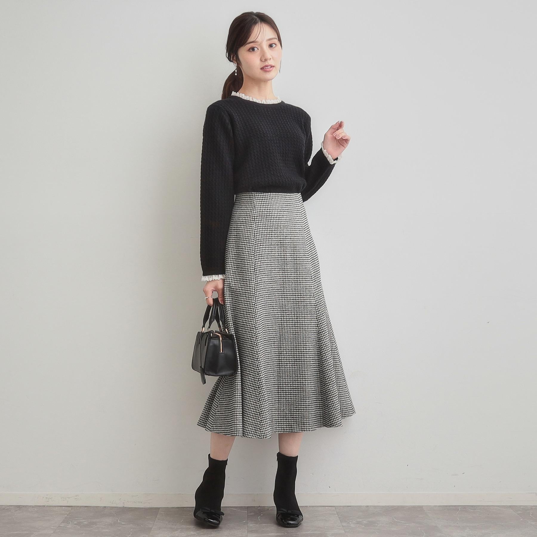 クチュール ブローチ Couture Brooch ケーブルレース バックリボンニット (ミントグリーン(021)) ミントグリーン(021)