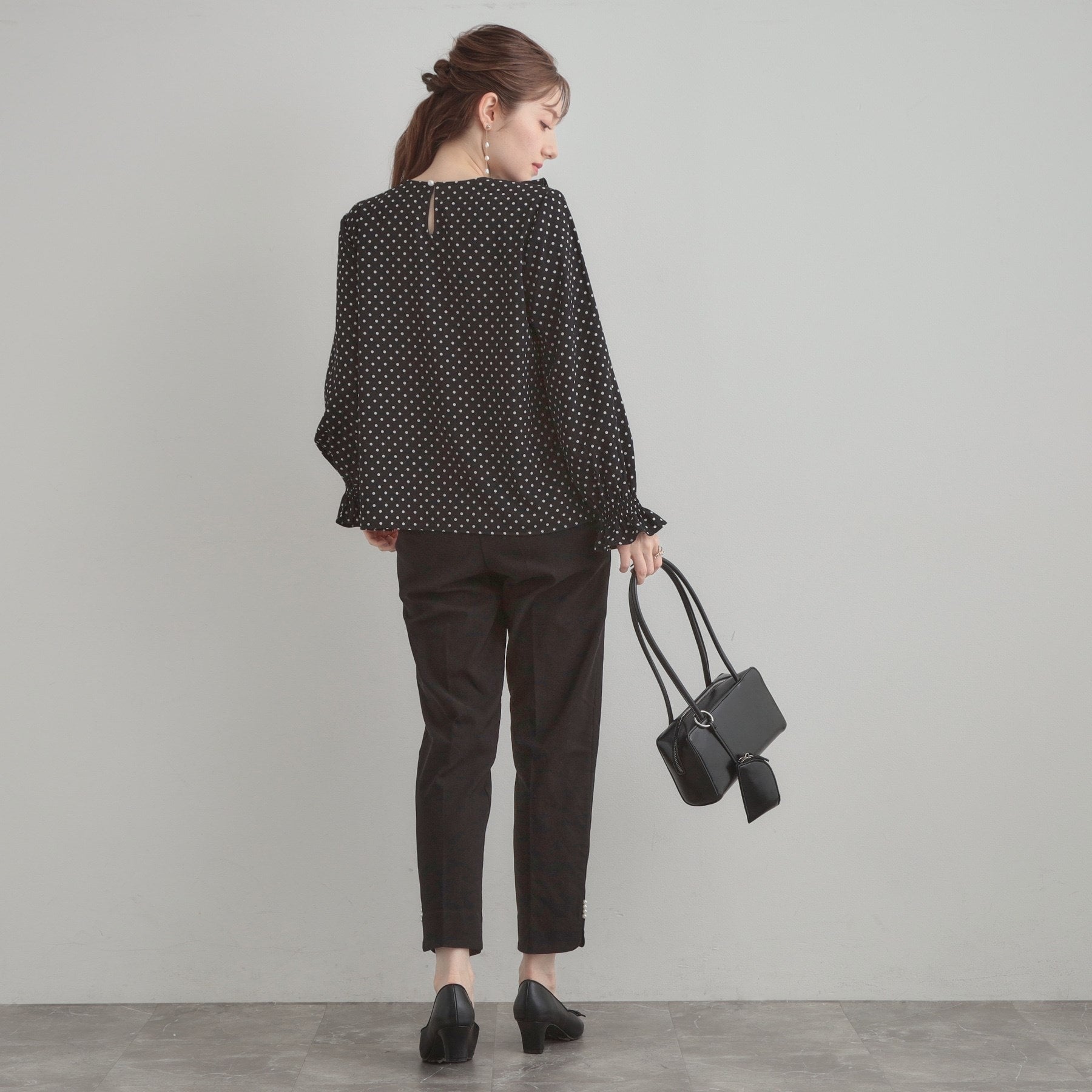 クチュール ブローチ Couture Brooch ラッフルフリルブラウス (ライトグレー(011)) ライトグレー(011)