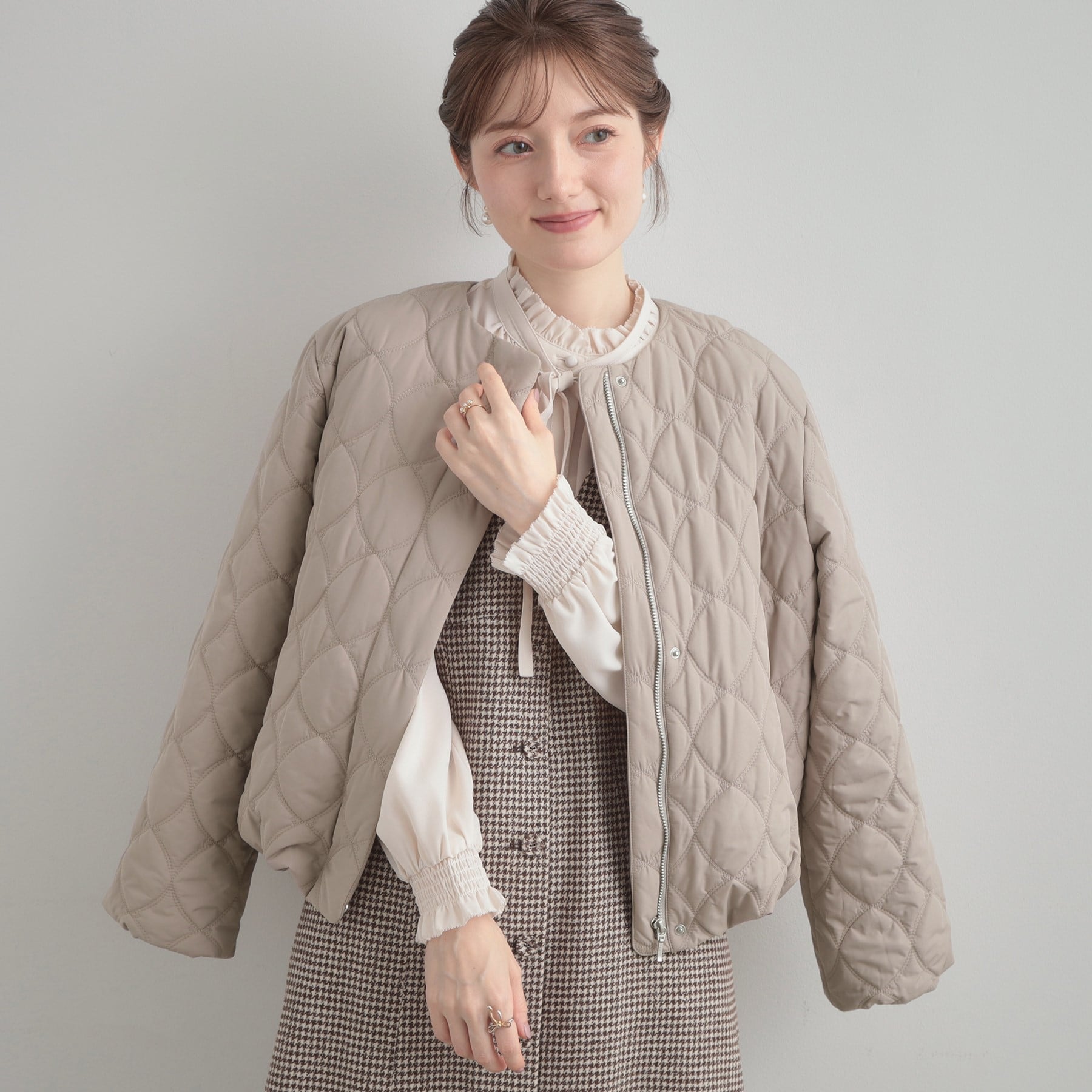 クチュール ブローチ Couture Brooch リボンキルトジャケット (トープ(054)) トープ(054)