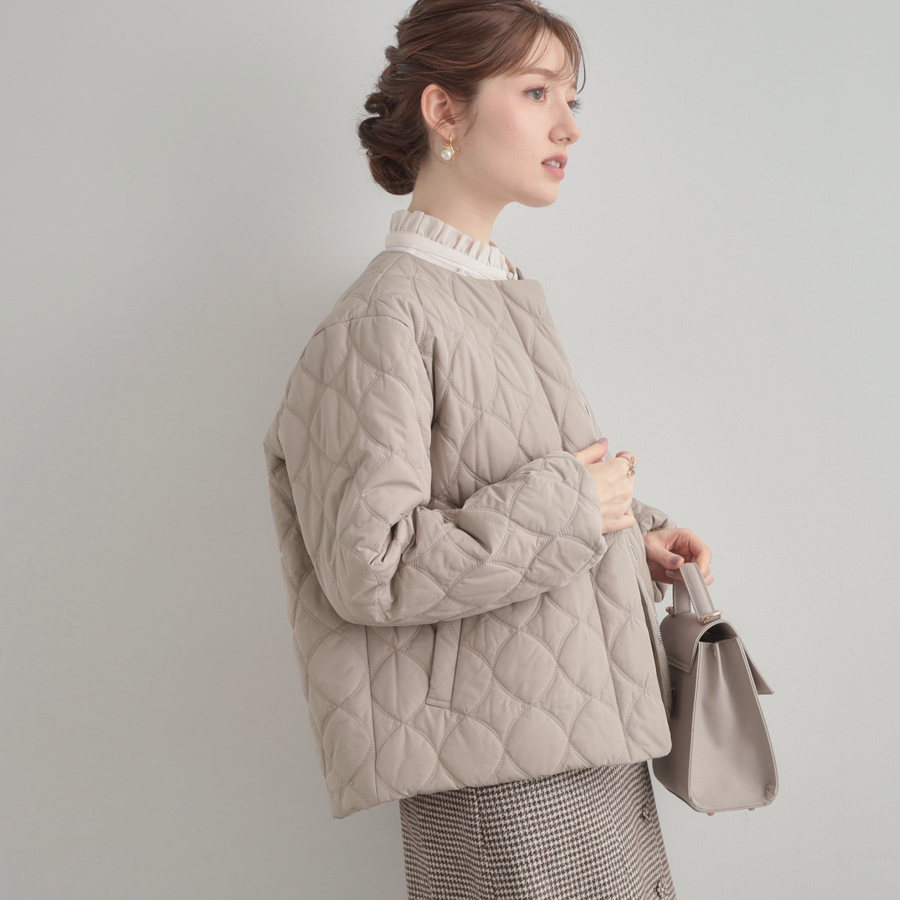 クチュール ブローチ Couture Brooch リボンキルトジャケット (トープ(054)) トープ(054)