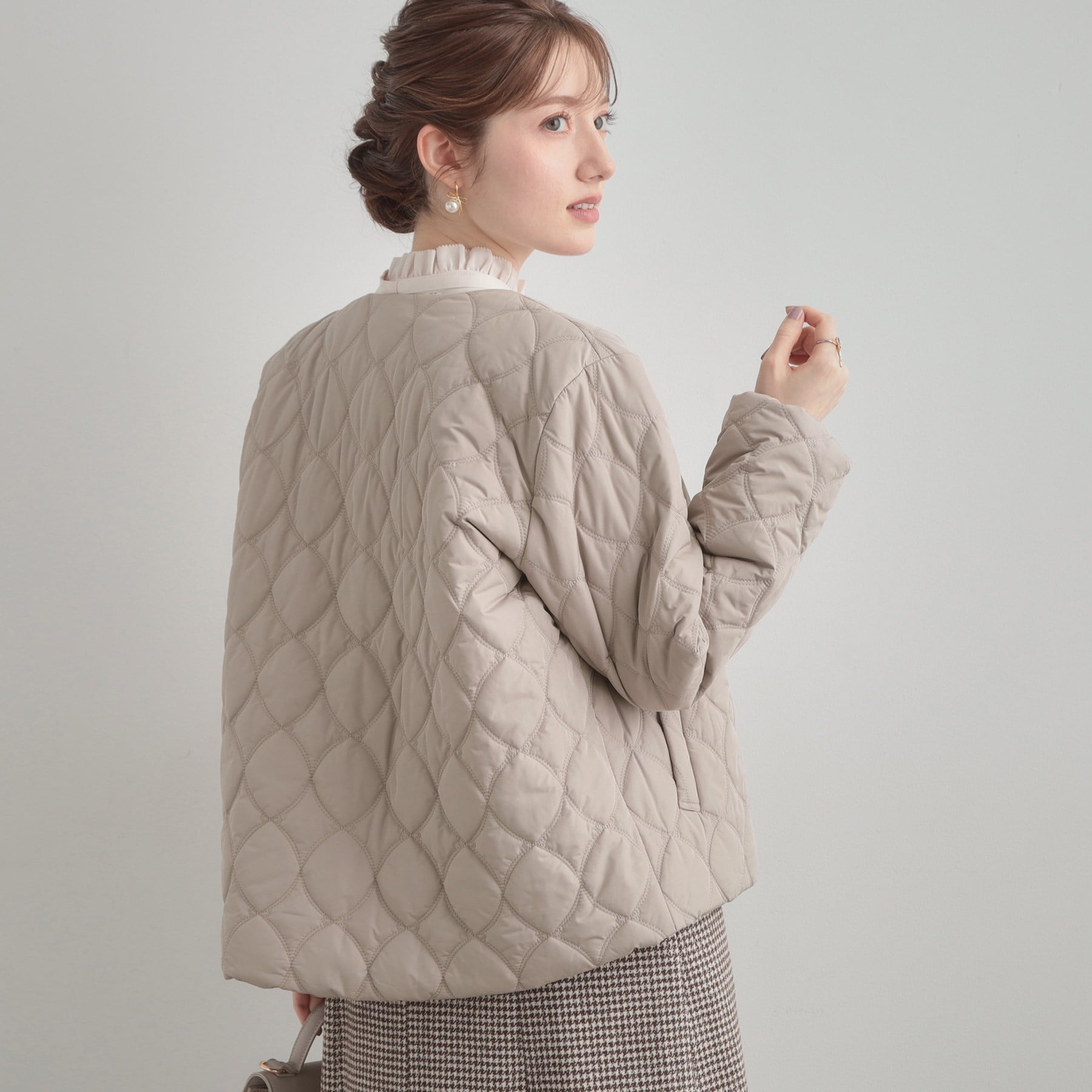 クチュール ブローチ Couture Brooch リボンキルトジャケット (トープ(054)) トープ(054)