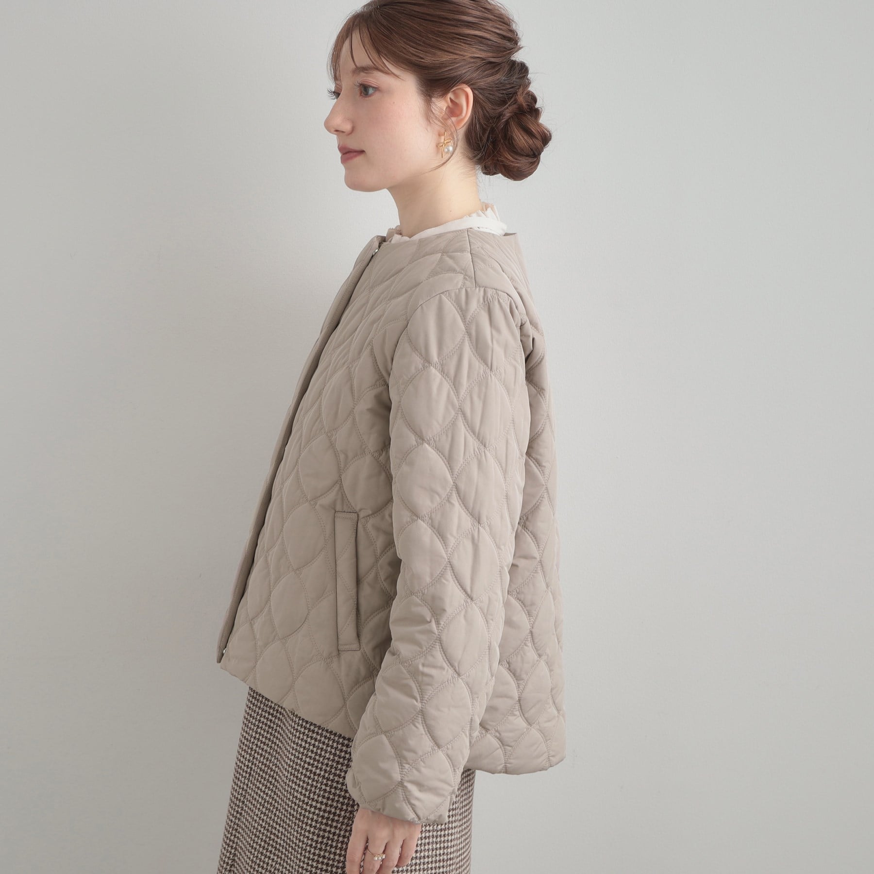 クチュール ブローチ Couture Brooch リボンキルトジャケット (トープ(054)) トープ(054)