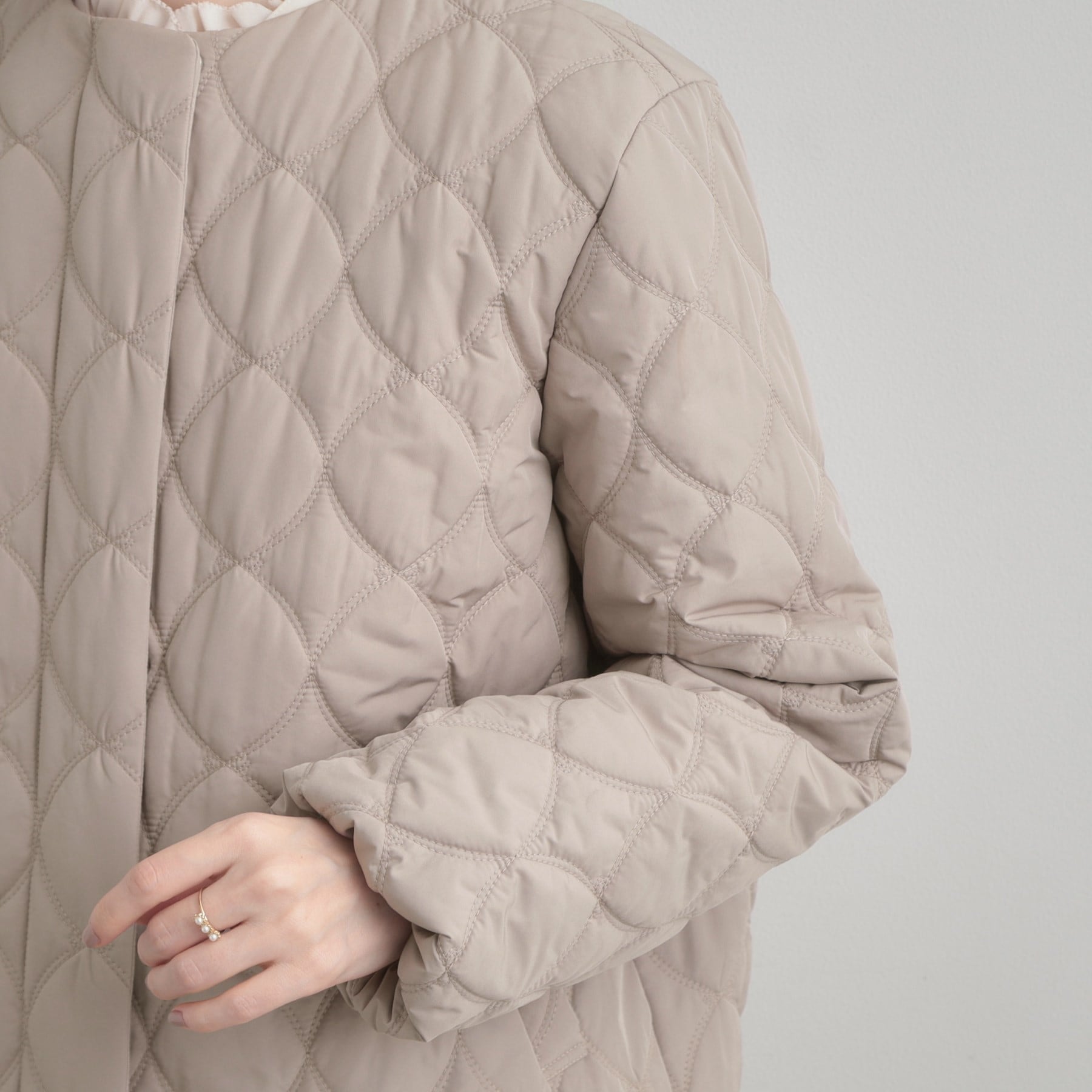 クチュール ブローチ Couture Brooch リボンキルトジャケット (トープ(054)) トープ(054)